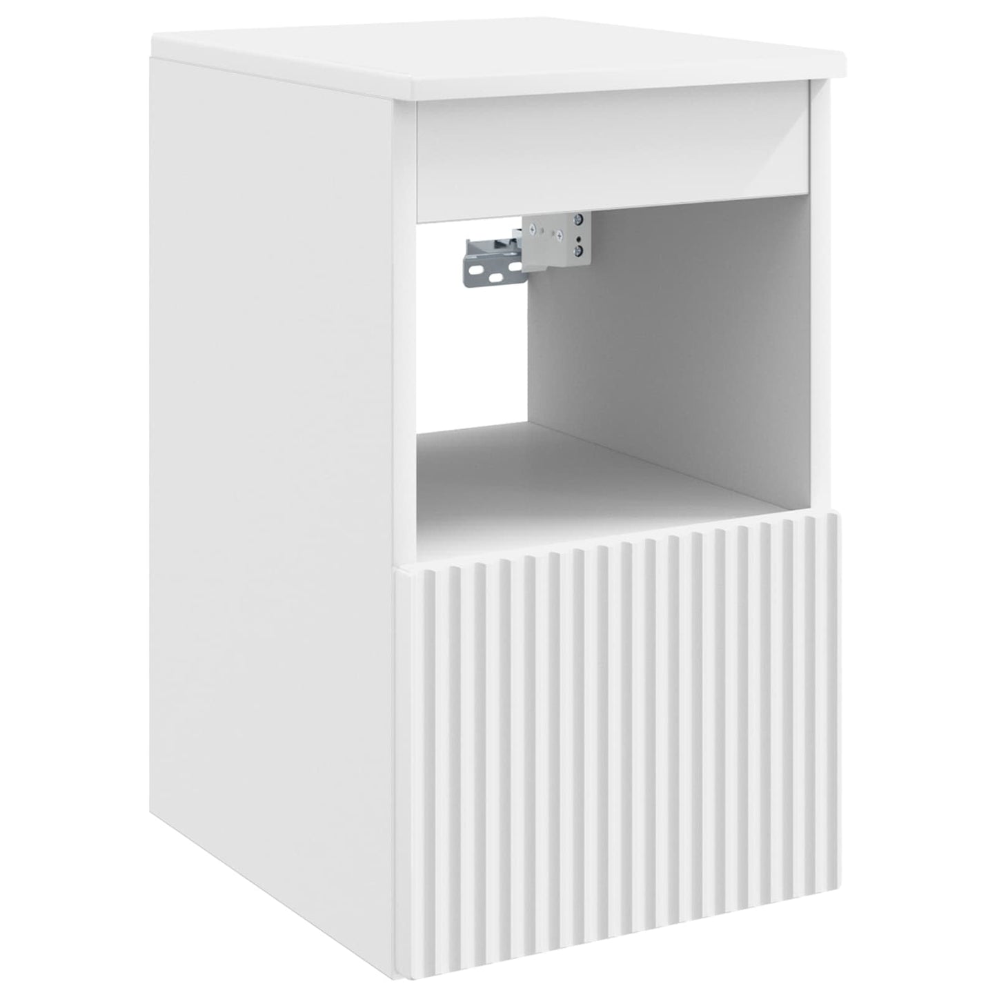 Baderomsskapsett 3 stk. Hvit 49,5 x 35 x 63 cm Konstruert tre