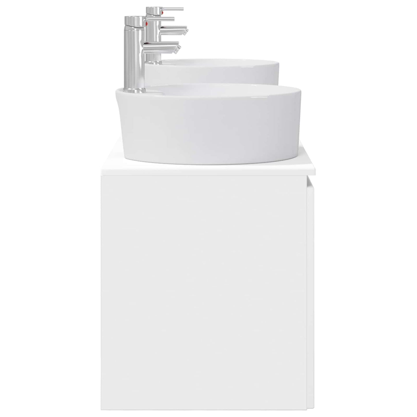 Baderomsskapsett 3 stk. Hvit 49,5 x 44,5 x 65 cm Konstruert tre