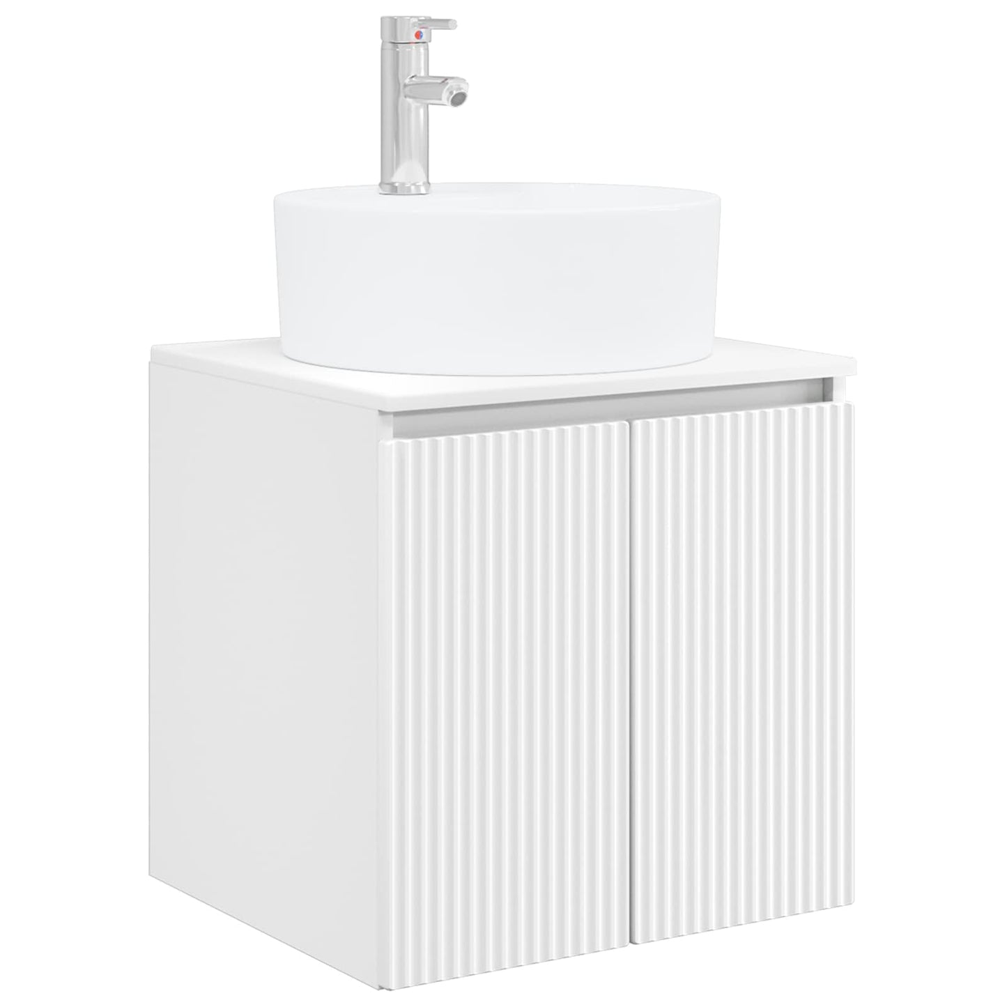 Baderomsskapsett 3 stk. Hvit 49,5 x 44,5 x 65 cm Konstruert tre
