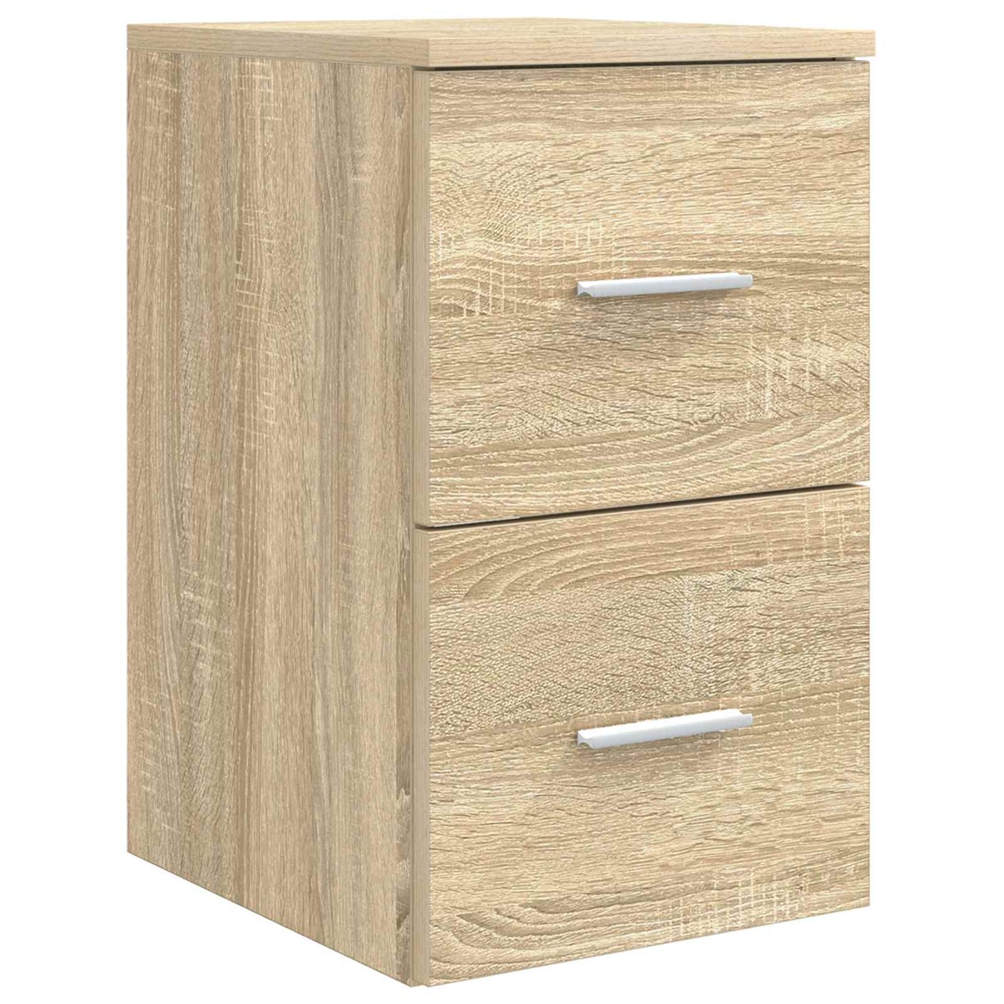 Baderomsskapsett 3 stk. Sonoma eik 49,5 x 41 x 63 cm