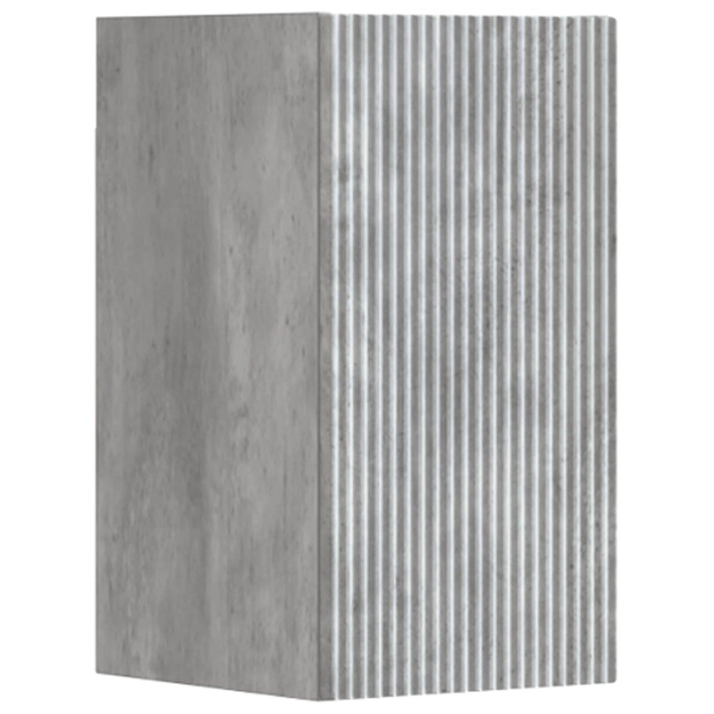 Baderomsinnredningssett 3 stk. Betonggrå 33 x 34,5 x 160 cm