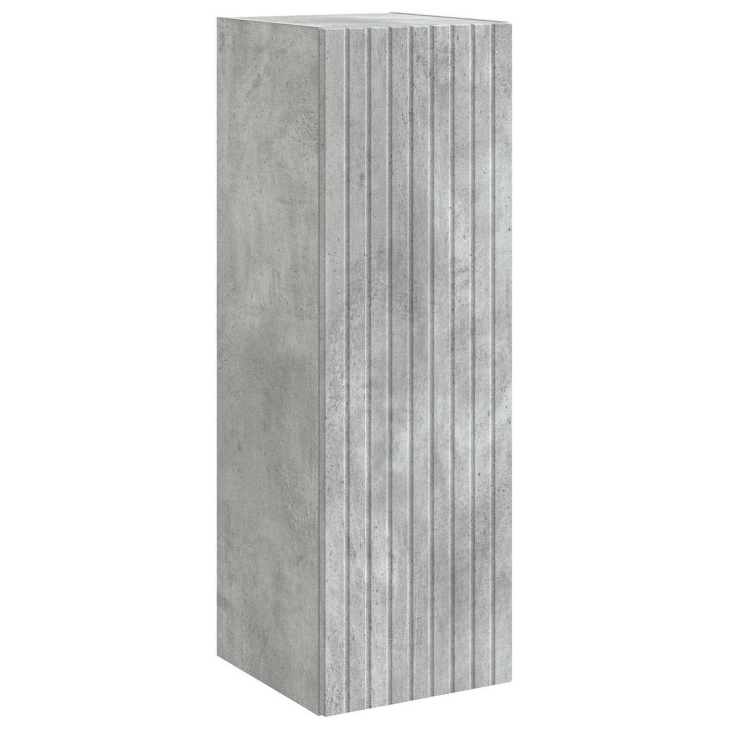 Baderomsinnredningssett 3 stk. Betonggrå 33 x 34,5 x 160 cm