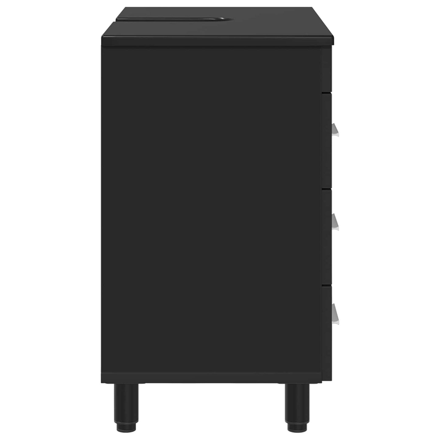 Bad Sminkebord Svart 60 x 35 x 60 cm Konstruert tre