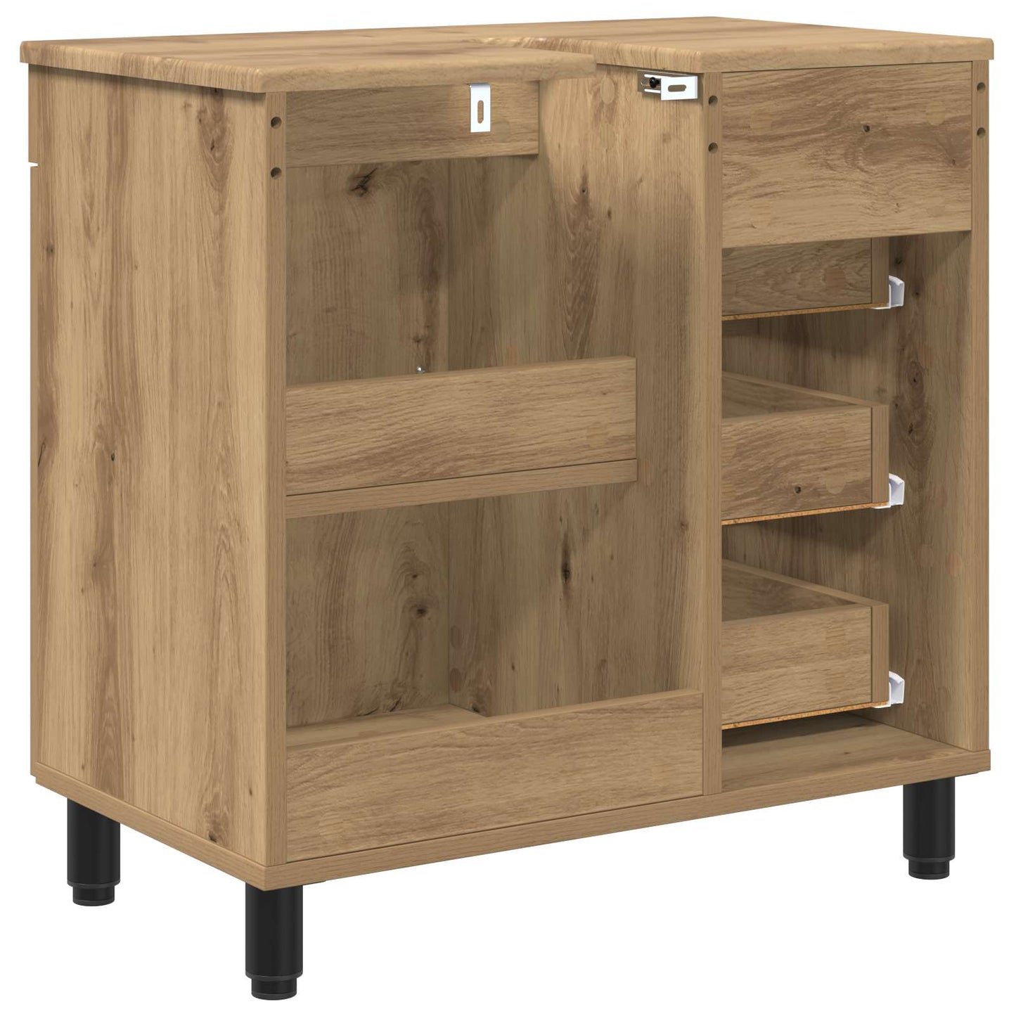 Bad Sminkebord Artisan eik 60 x 35 x 60 cm Konstruert tre