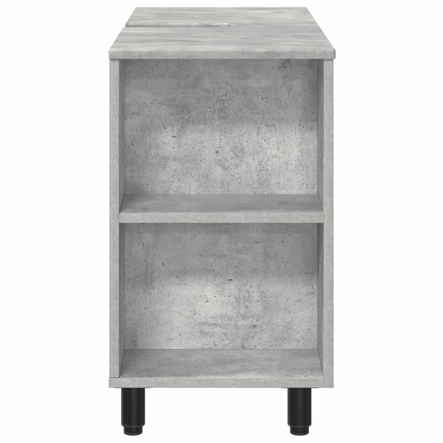 Bad Sminkebord Betonggrå 80 x 35 x 60 cm Konstruert tre
