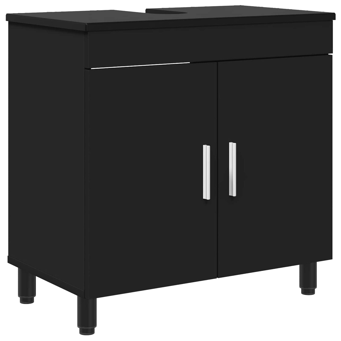 Bad Sminkebord Svart 60 x 35 x 60 cm Konstruert tre
