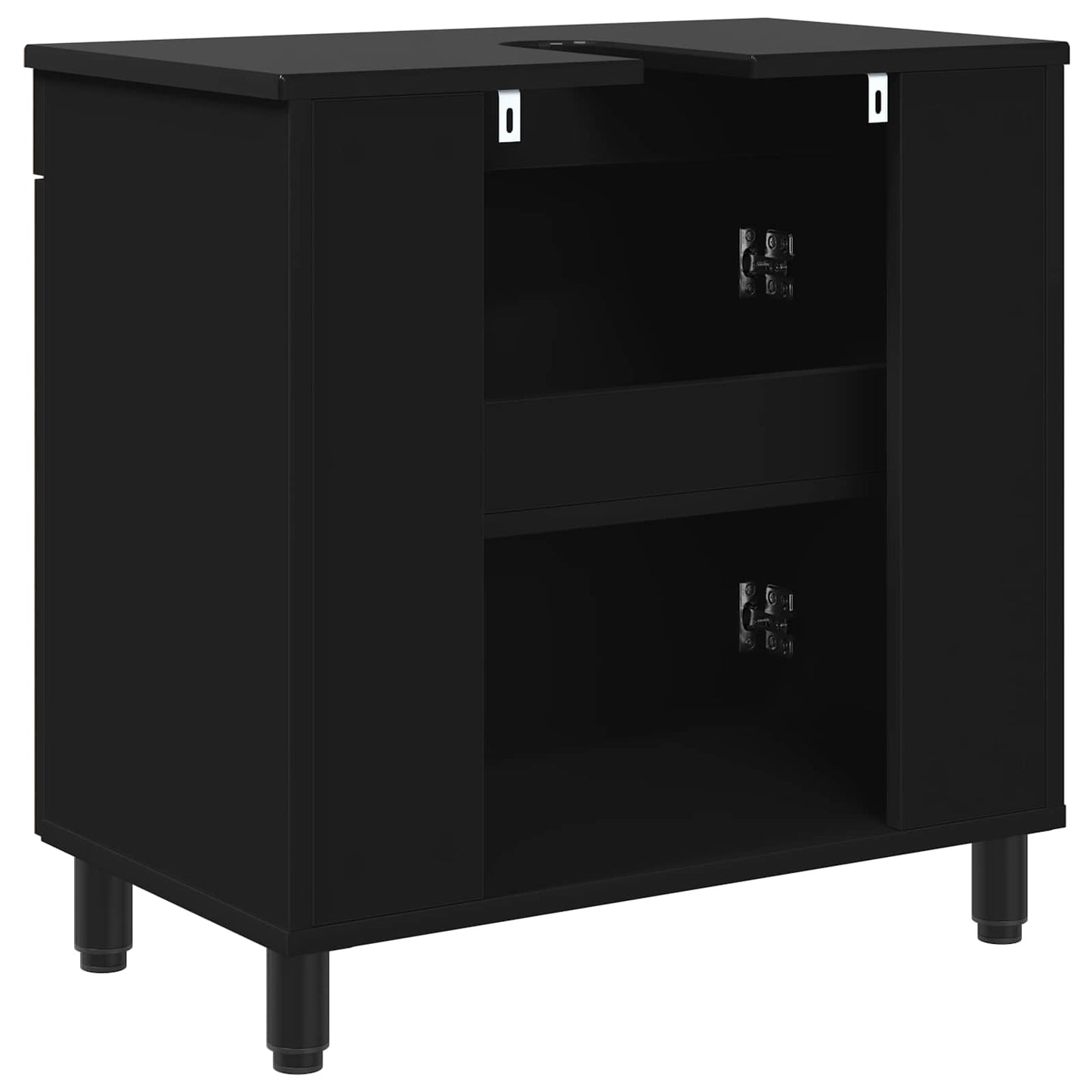 Bad Sminkebord Svart 60 x 35 x 60 cm Konstruert tre