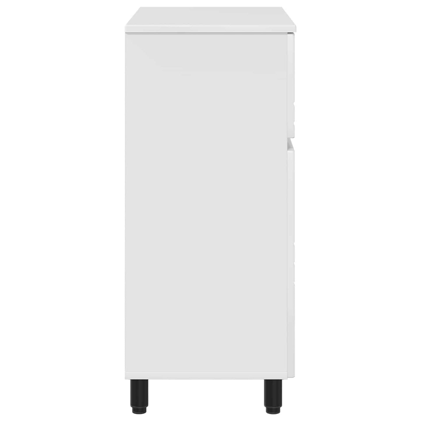 Bad Sminkebord Høgglans hvit 60 x 35 x 80 cm Konstruert tre