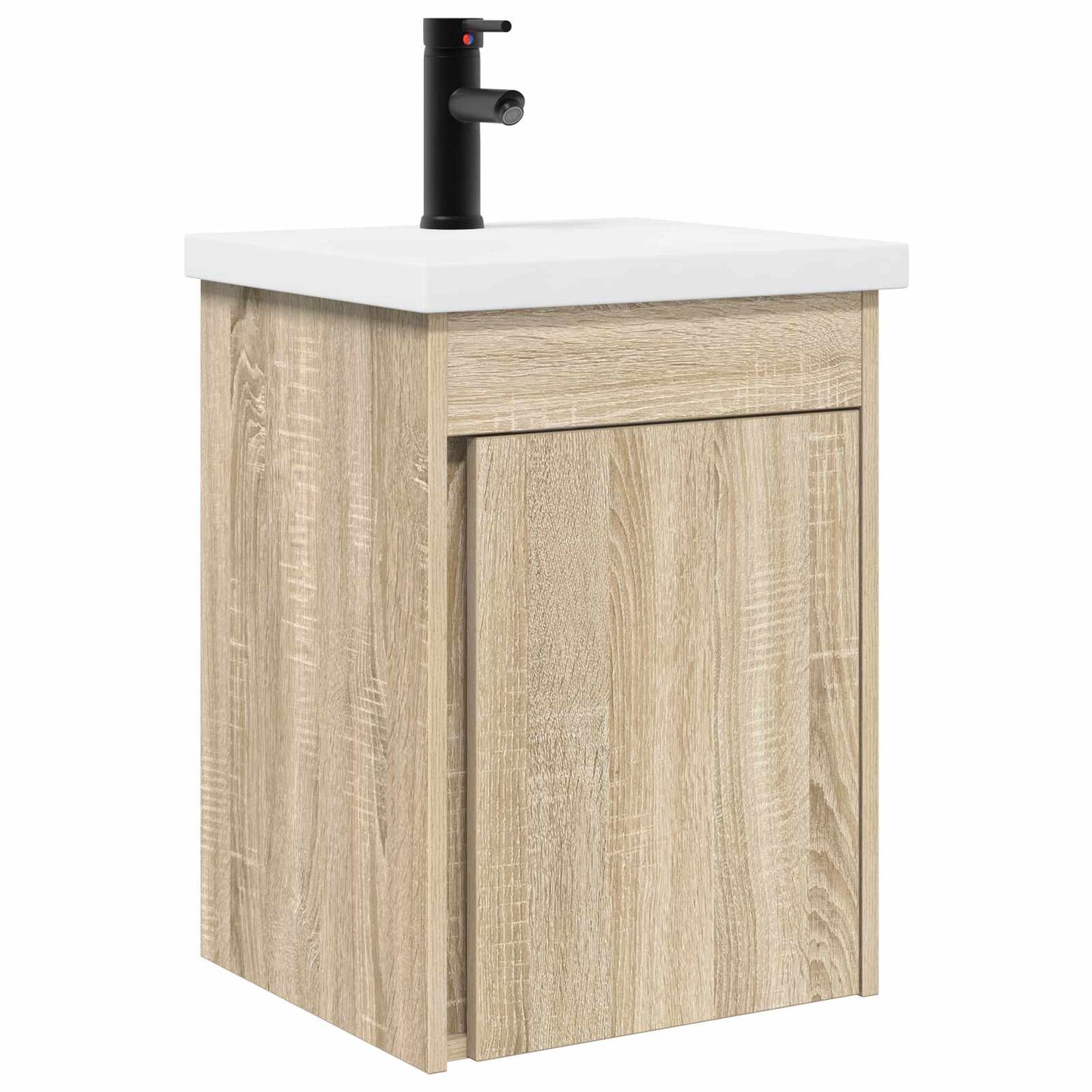 Badeværelses enhet med kran Sonoma eik 42 x 40 x 74,5 cm
