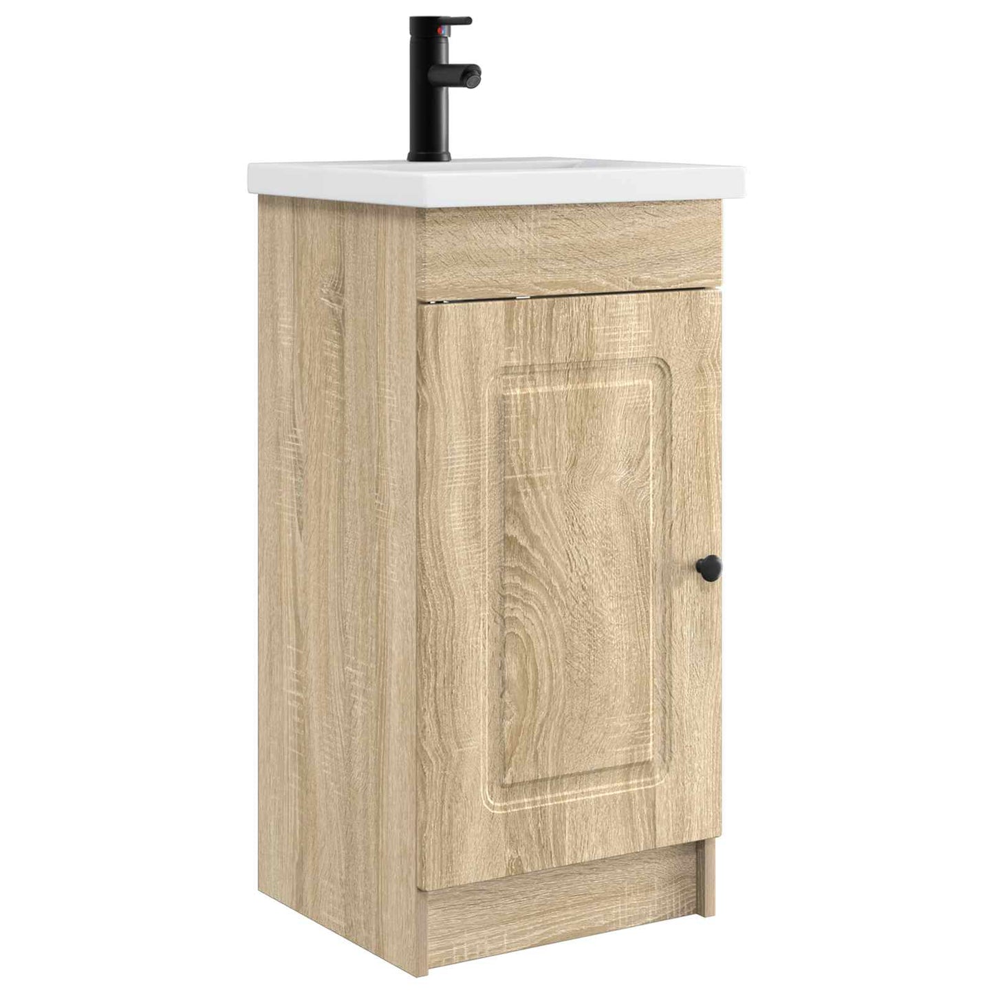 Badmøbel med vask Sonoma eik 42 x 40 x 84,5 cm Konstruert tre