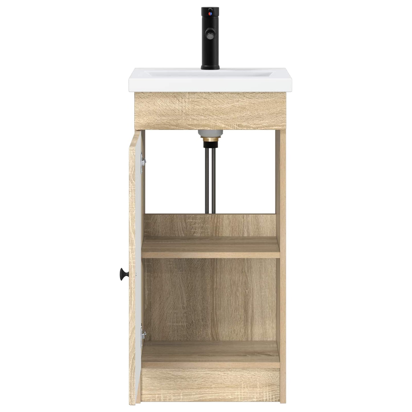 Badmøbel med vask Sonoma eik 42 x 40 x 84,5 cm Konstruert tre