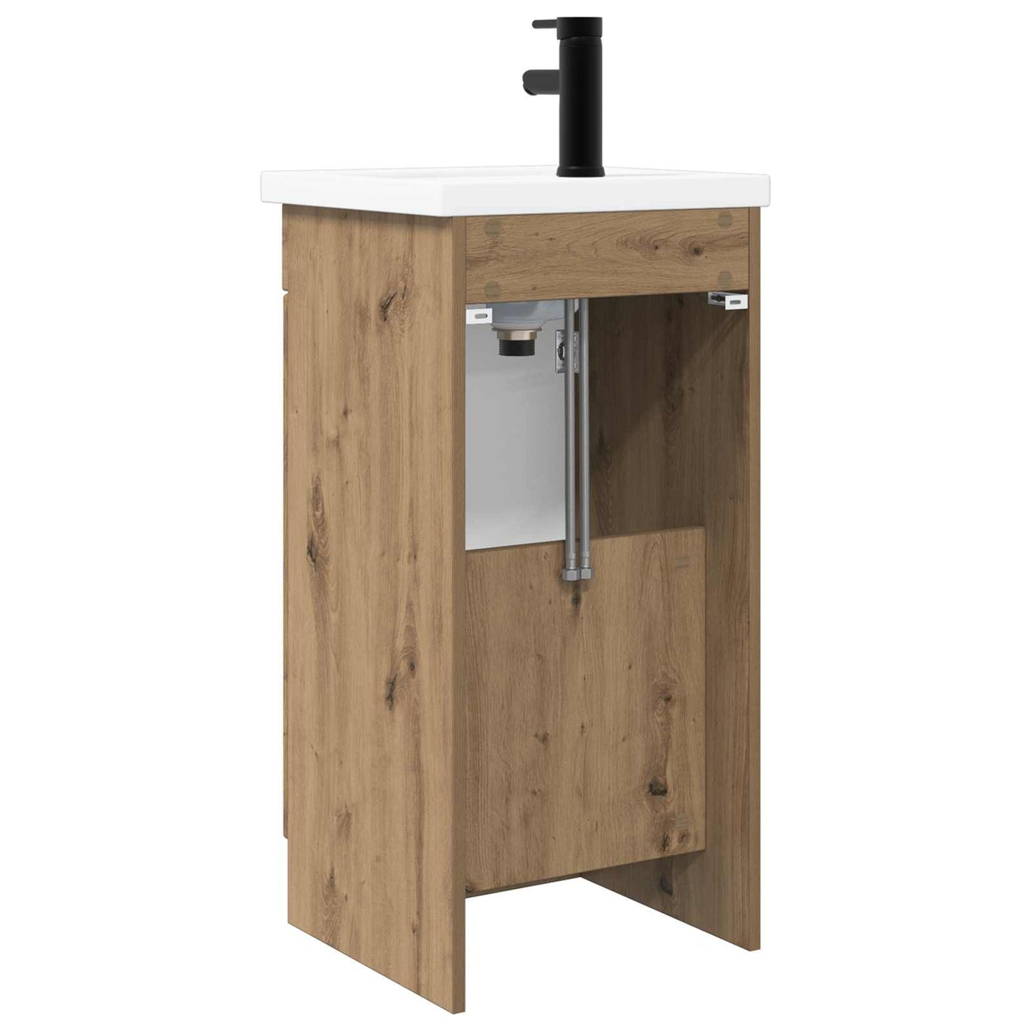 Badmøbel med vask Artisan eik 42 x 40 x 84,5 cm Konstruert tre