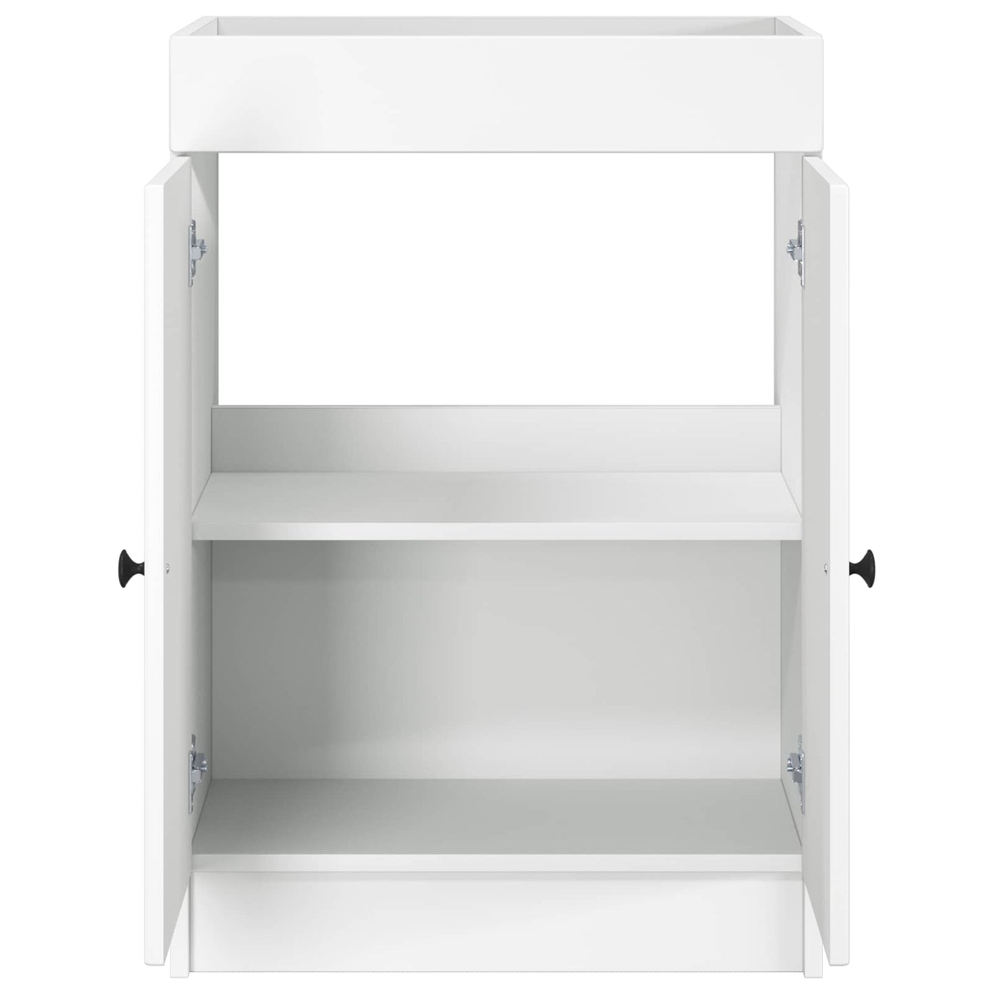 Baderomsskap under vask Hvit 56 x 37,5 x 81 cm Konstruert tre