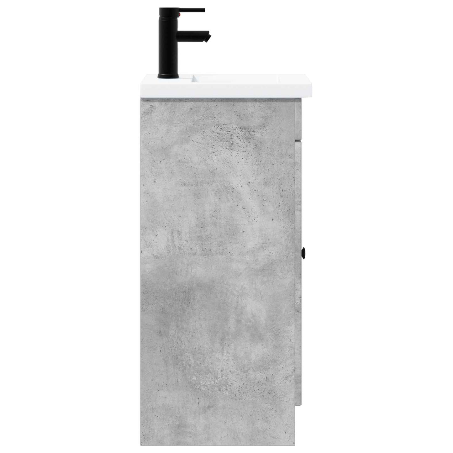 Badmøbel med vask Betonggrå 42 x 40 x 84,5 cm Konstruert tre