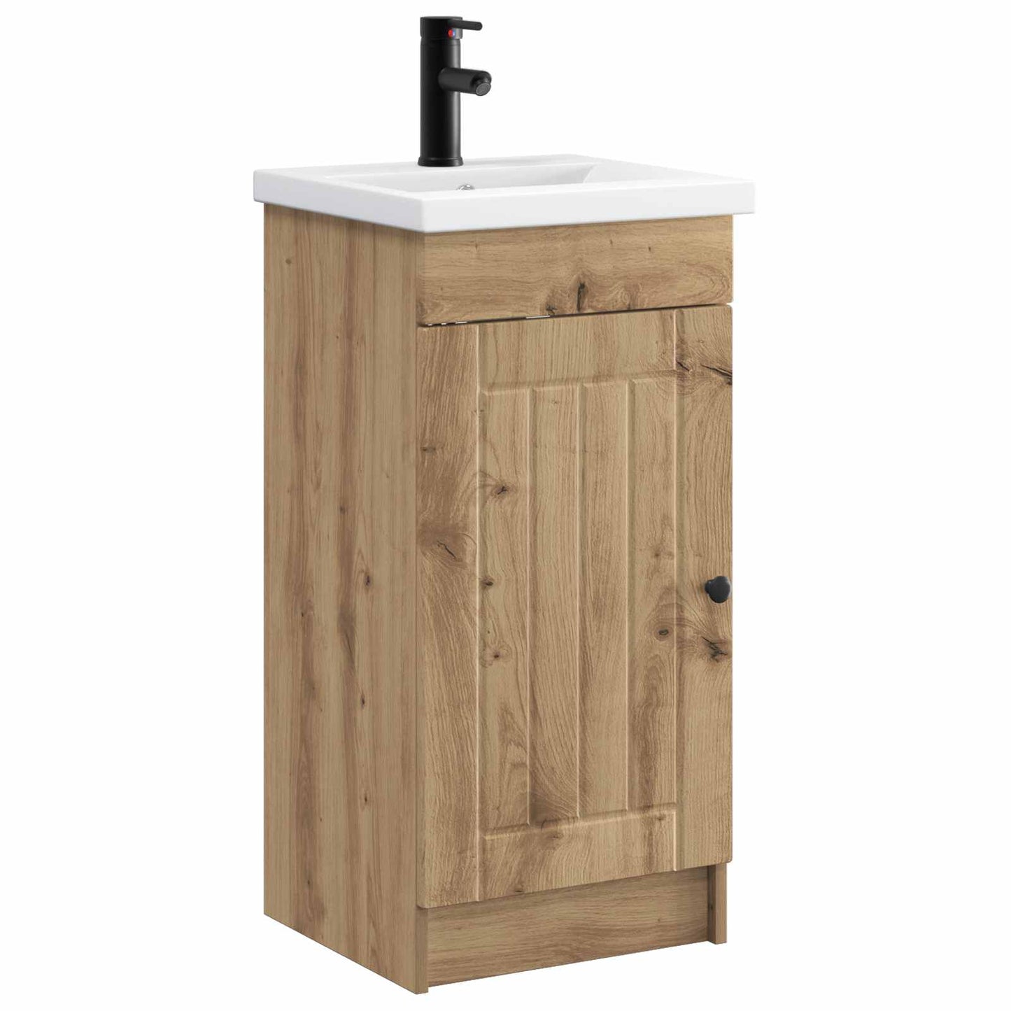 Badmøbel med vask Artisan eik 42 x 40 x 84,5 cm Konstruert tre