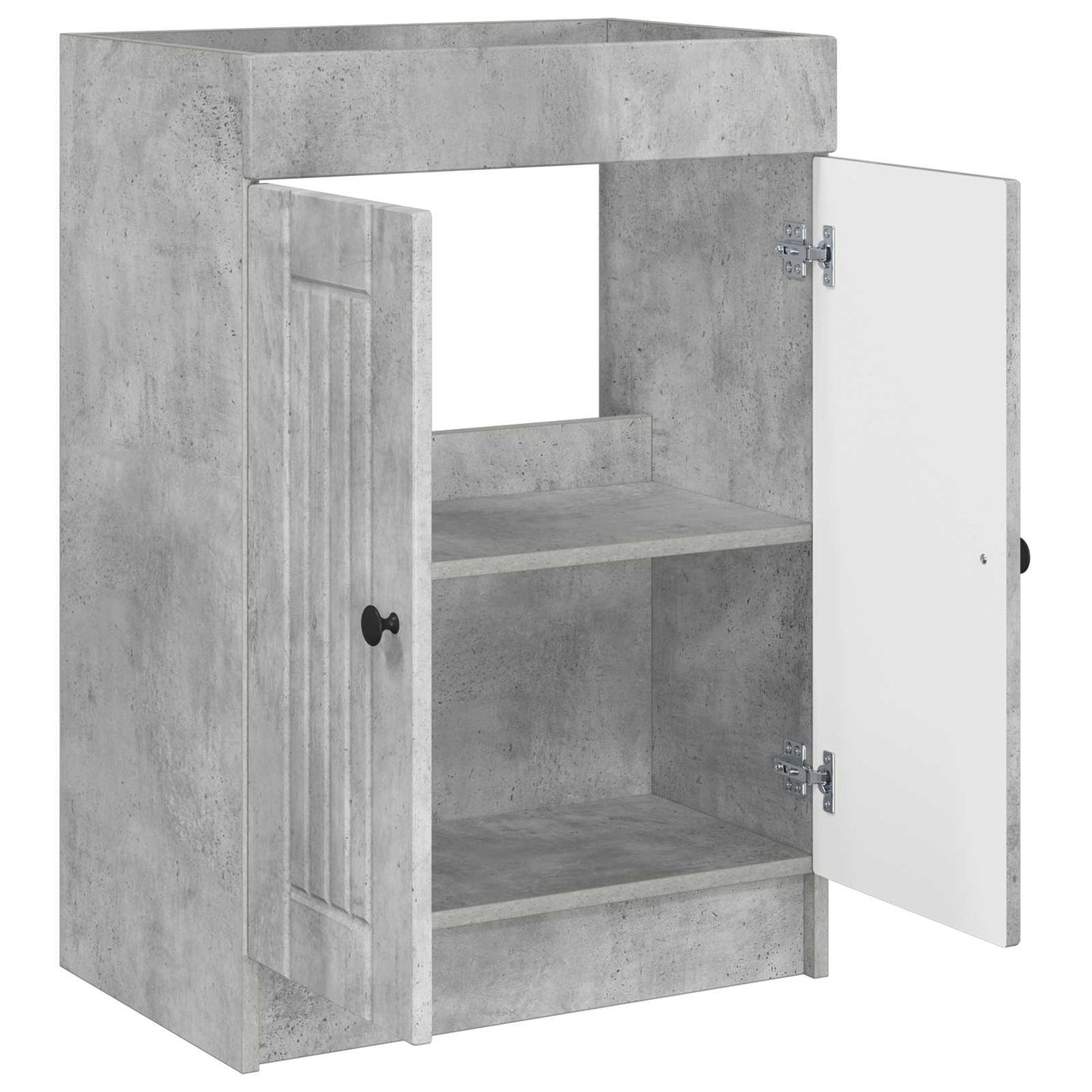 Baderomsskap under vask Betonggrå 78,5 x 37,5 x 81 cm