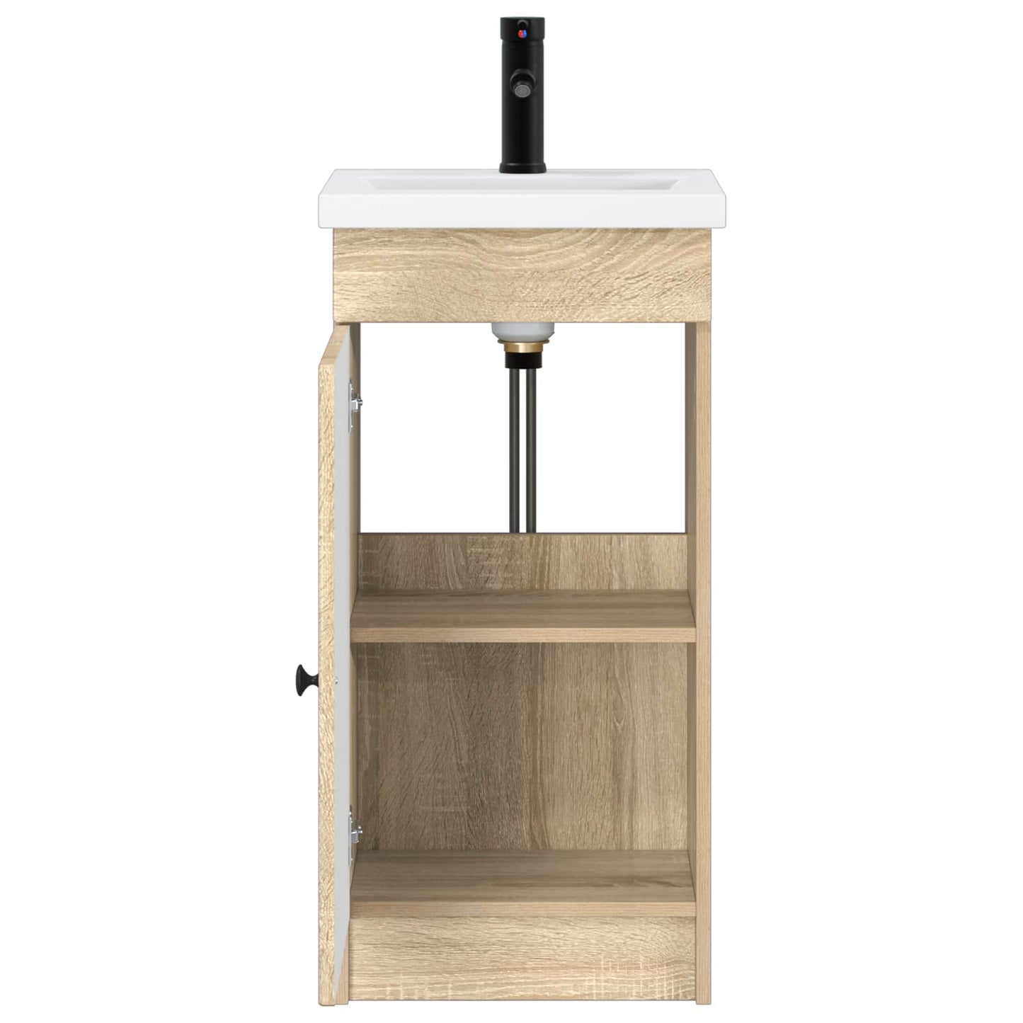 Badmøbel med vask Sonoma eik 42 x 40 x 84,5 cm Konstruert tre