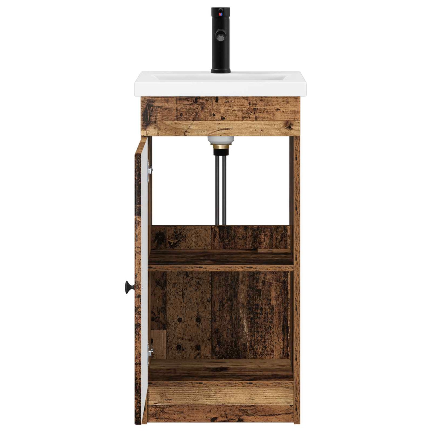 Badmøbel med vask Gammelt tre 42 x 40 x 84,5 cm Konstruert tre