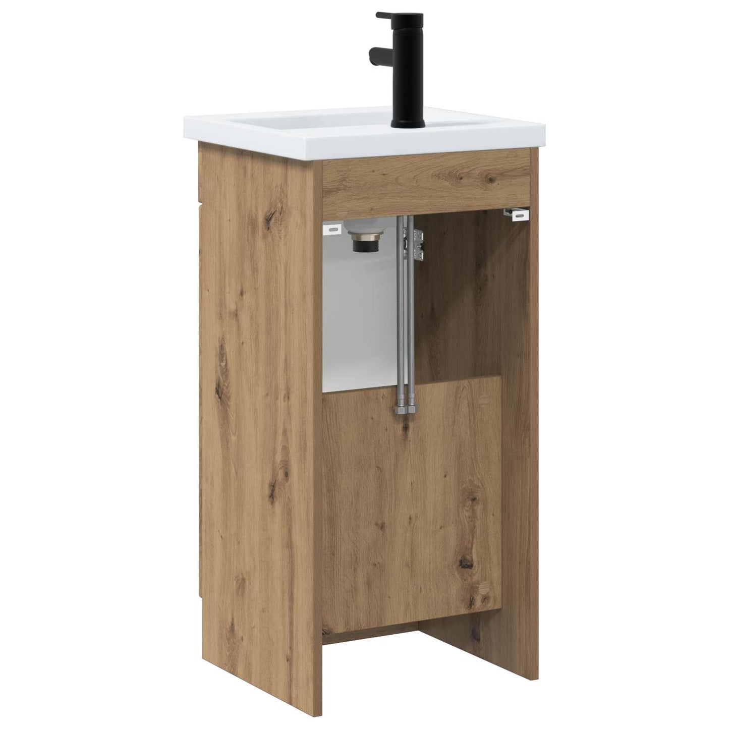 Badmøbel med vask Artisan eik 42 x 40 x 84,5 cm Konstruert tre