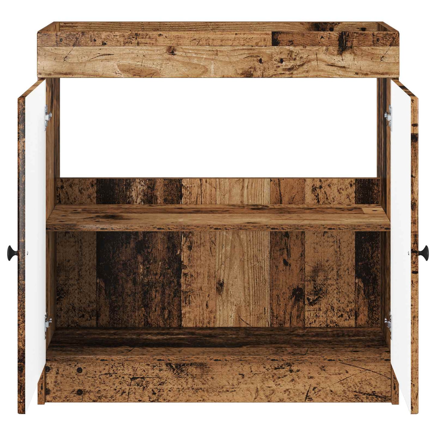 Baderomsskap under vask Gammelt tre 78,5 x 37,5 x 81 cm
