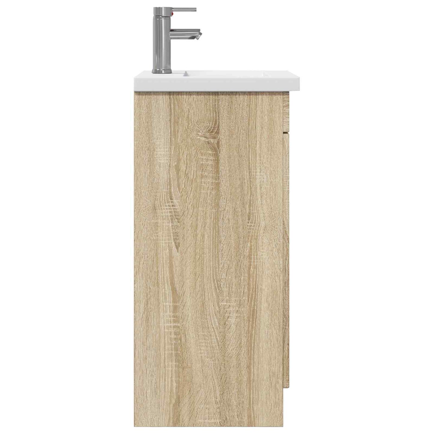 Badmøbel med vask Sonoma eik 42 x 40 x 84,5 cm Konstruert tre