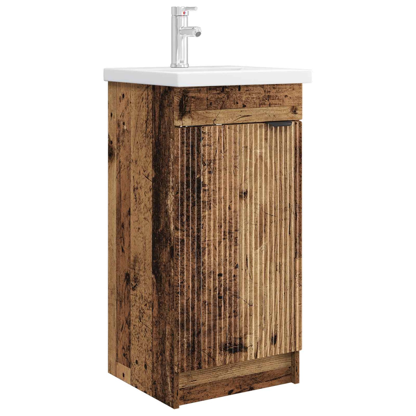 Badmøbel med vask Gammelt tre 42 x 40 x 84,5 cm Konstruert tre