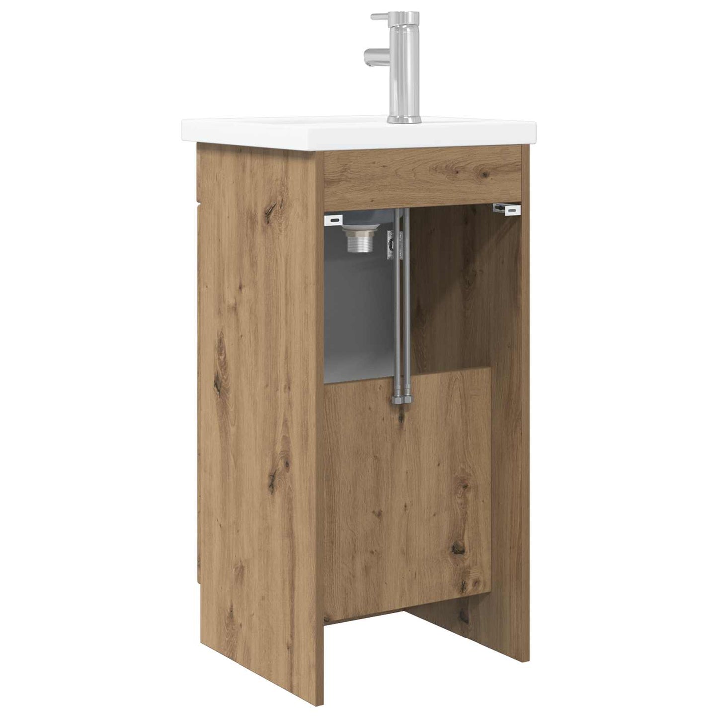 Badmøbel med vask Artisan eik 42 x 40 x 84,5 cm Konstruert tre
