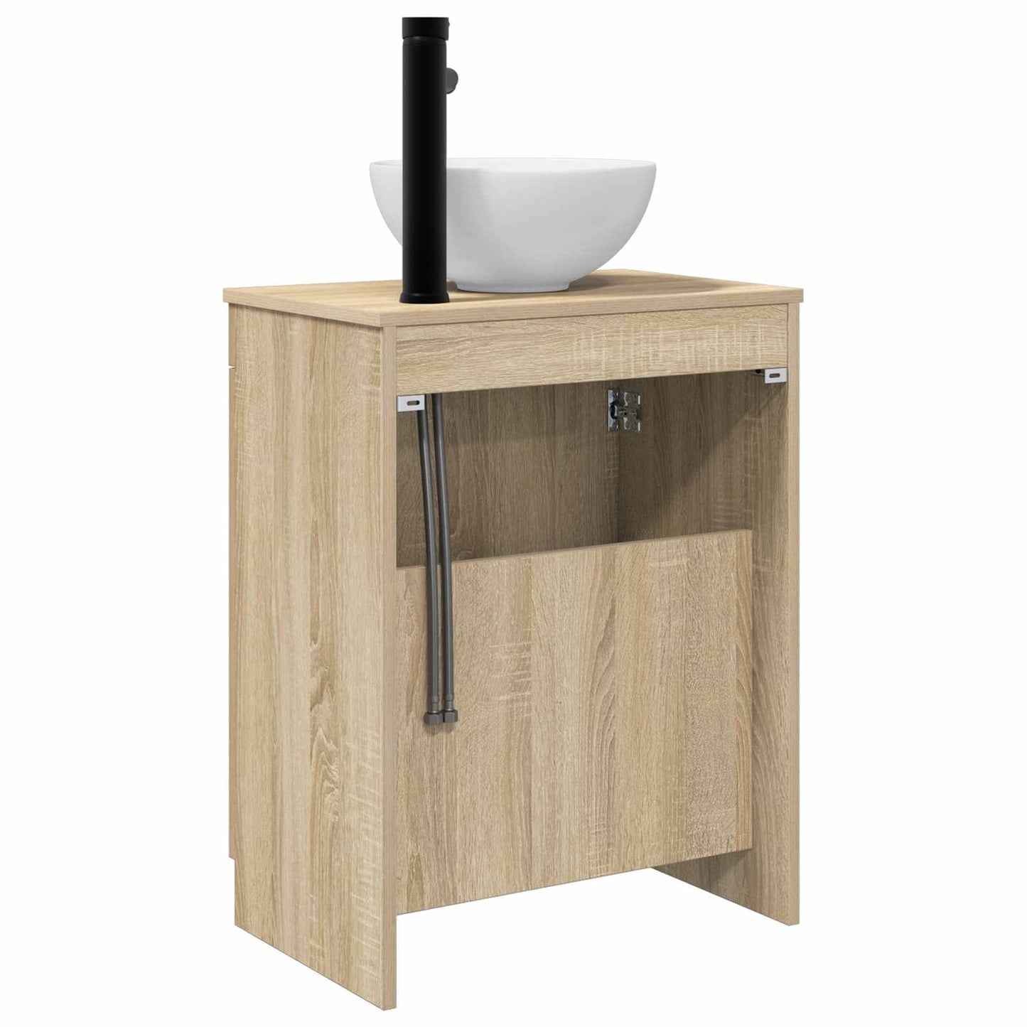 Badmøbel med vask Sonoma eik 54 x 35 x 83 cm Konstruert tre
