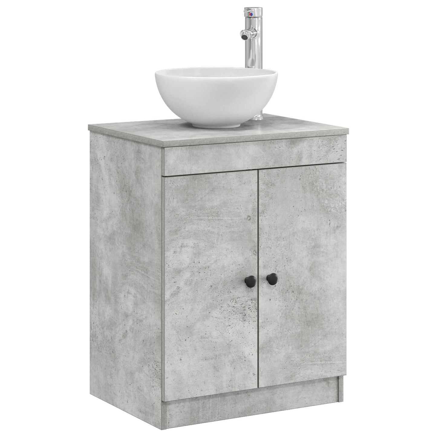 Baderomsskap Betonggrå 54 x 41 x 70 cm Konstruert tre
