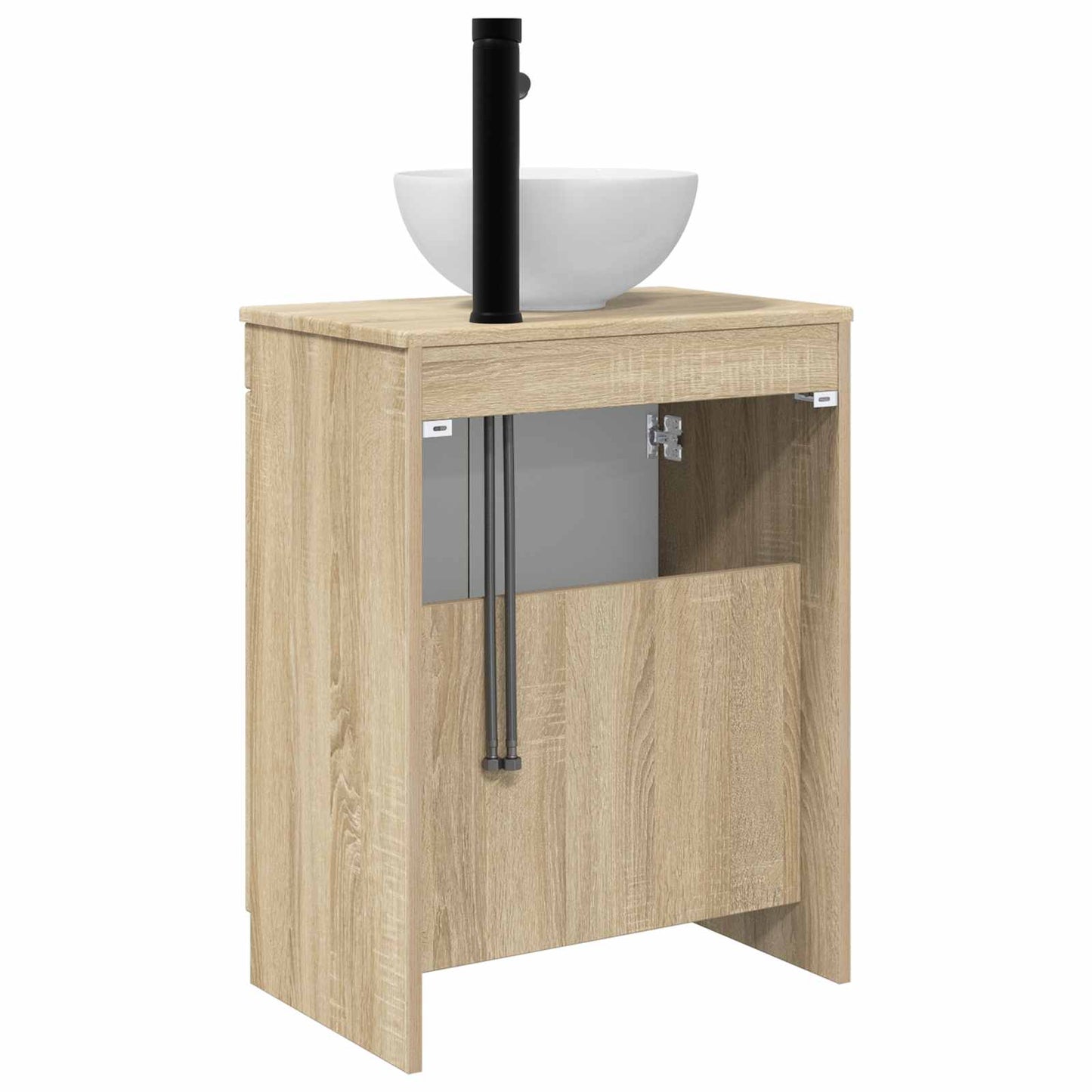 Badmøbel med vask Sonoma eik 54 x 35 x 83 cm Konstruert tre
