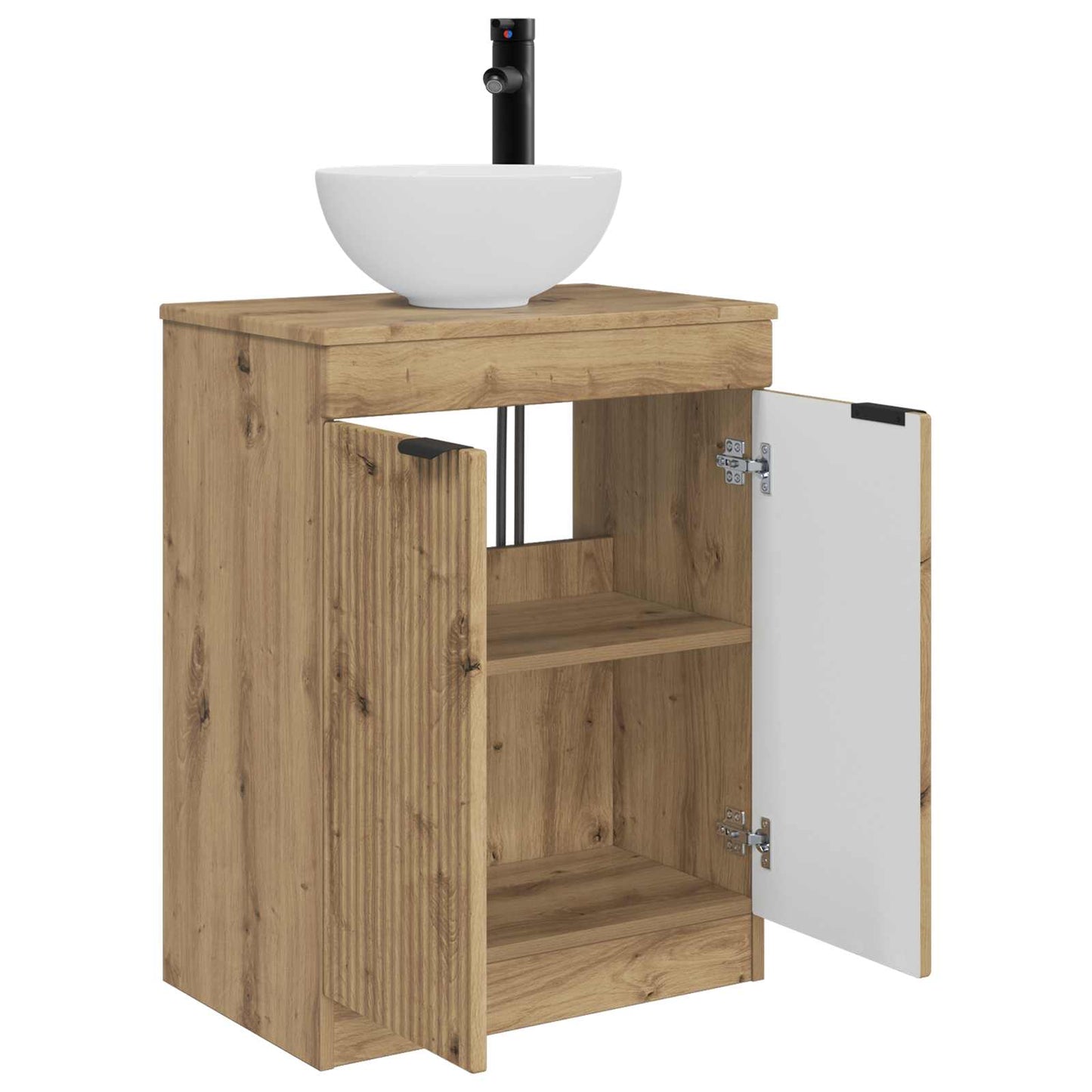 Badmøbel med vask Artisan eik 54 x 35 x 83 cm Konstruert tre
