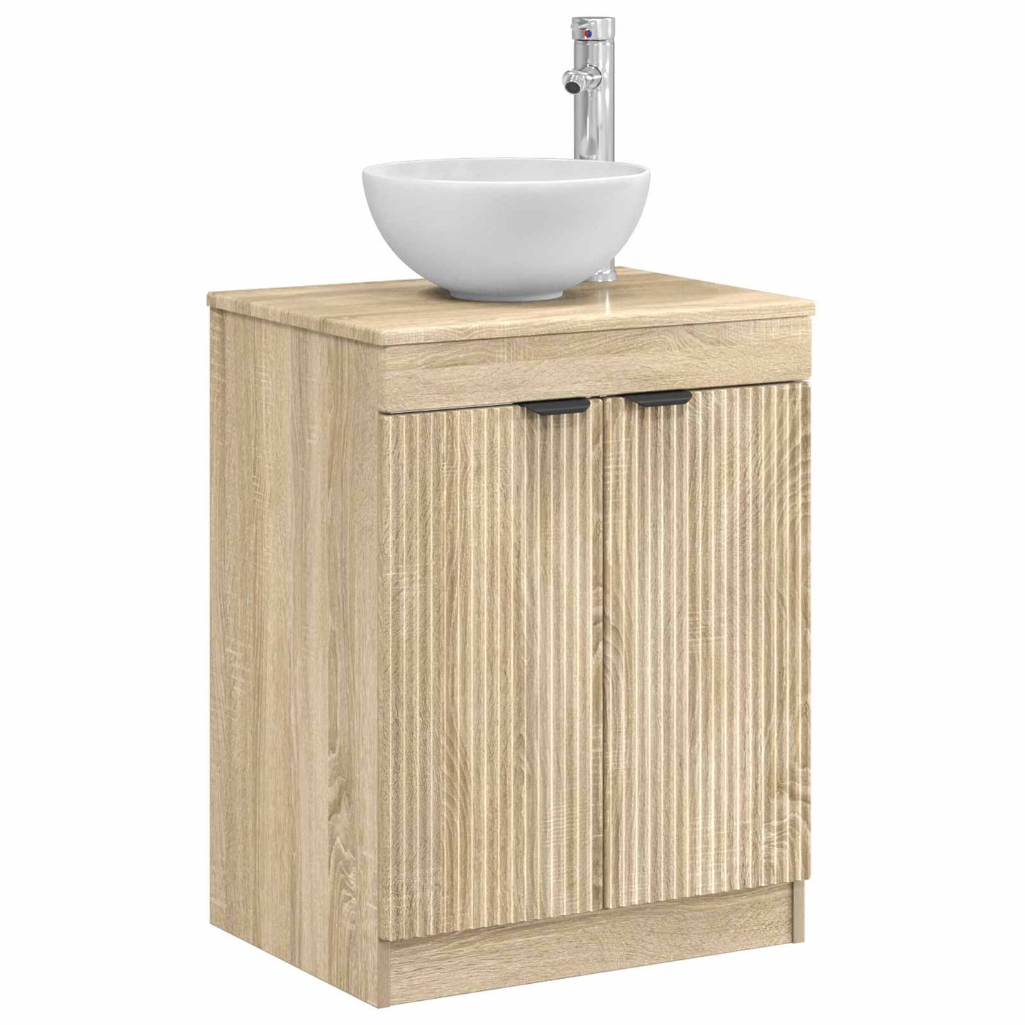 Baderomsskap Sonoma eik 54 x 41 x 70 cm Konstruert tre