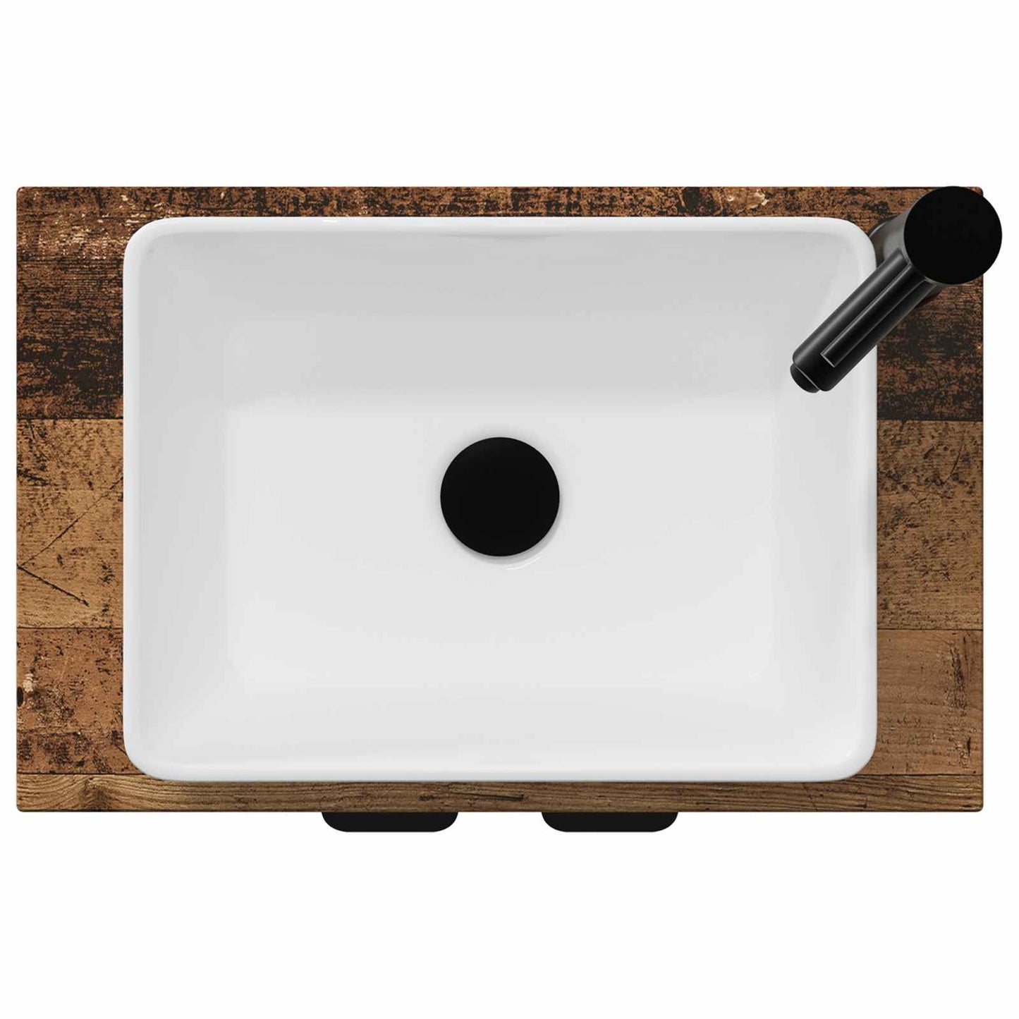 Badmøbel med vask Gammelt tre 54 x 35 x 83 cm Konstruert tre