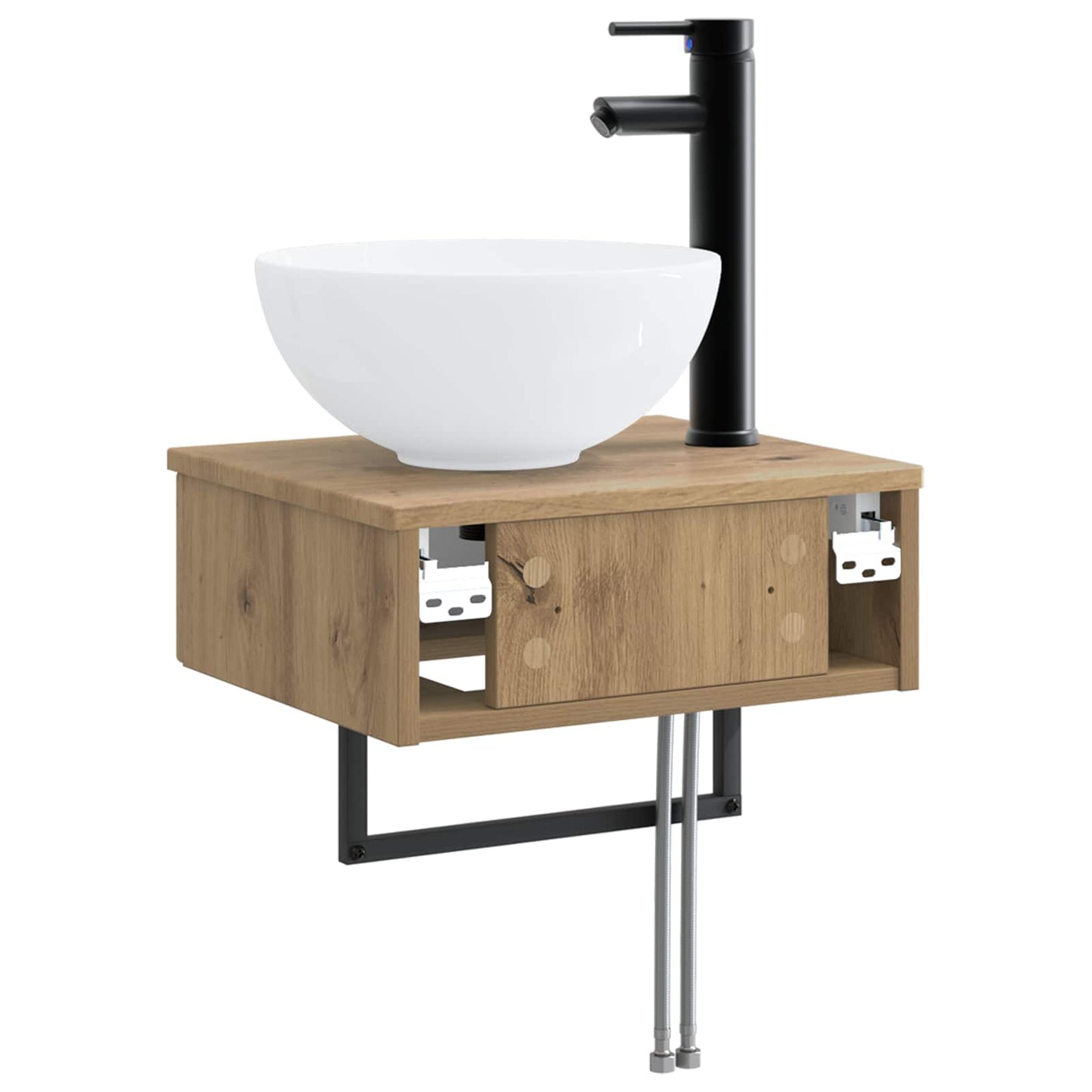 Vegghengt vask Artisan eik 40 x 35 x 39 cm Konstruert tre