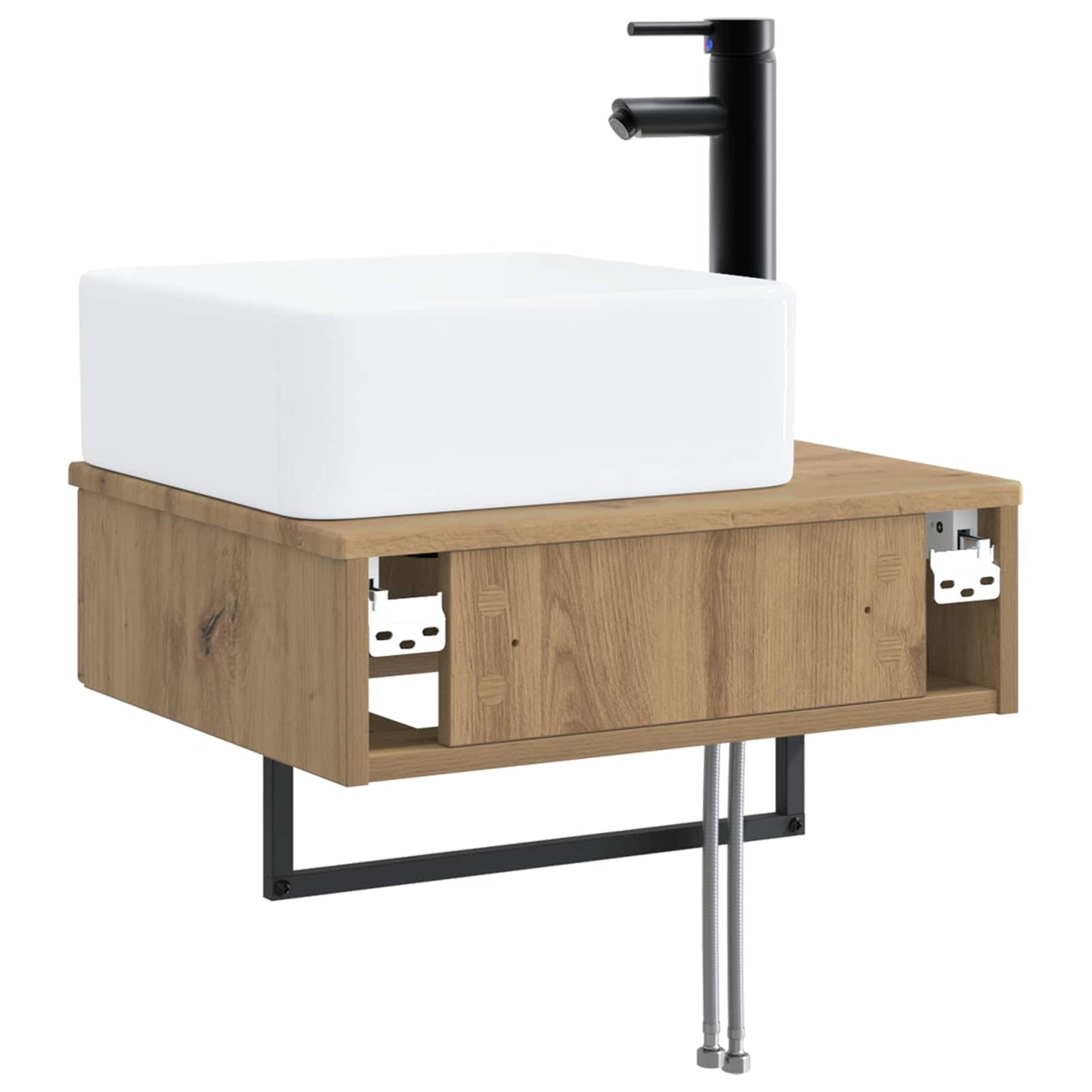 Vegghengt vask Artisan eik 50 x 41 x 39 cm Konstruert tre