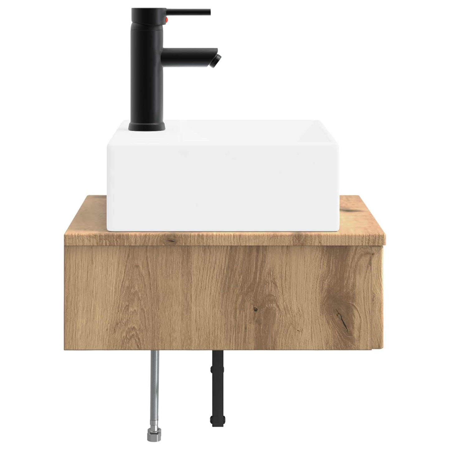 Vegghengt vask Artisan eik 40 x 41 x 39 cm Konstruert tre