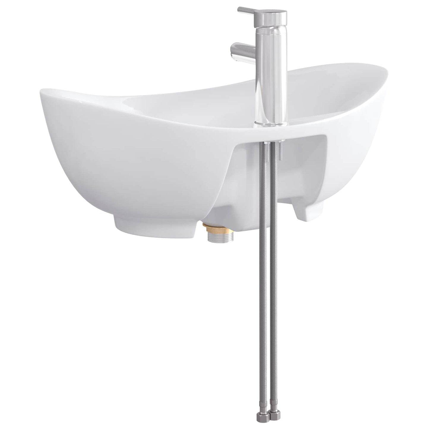 Vaskeservant for bad Krom 59 x 35 x 21 cm Metall