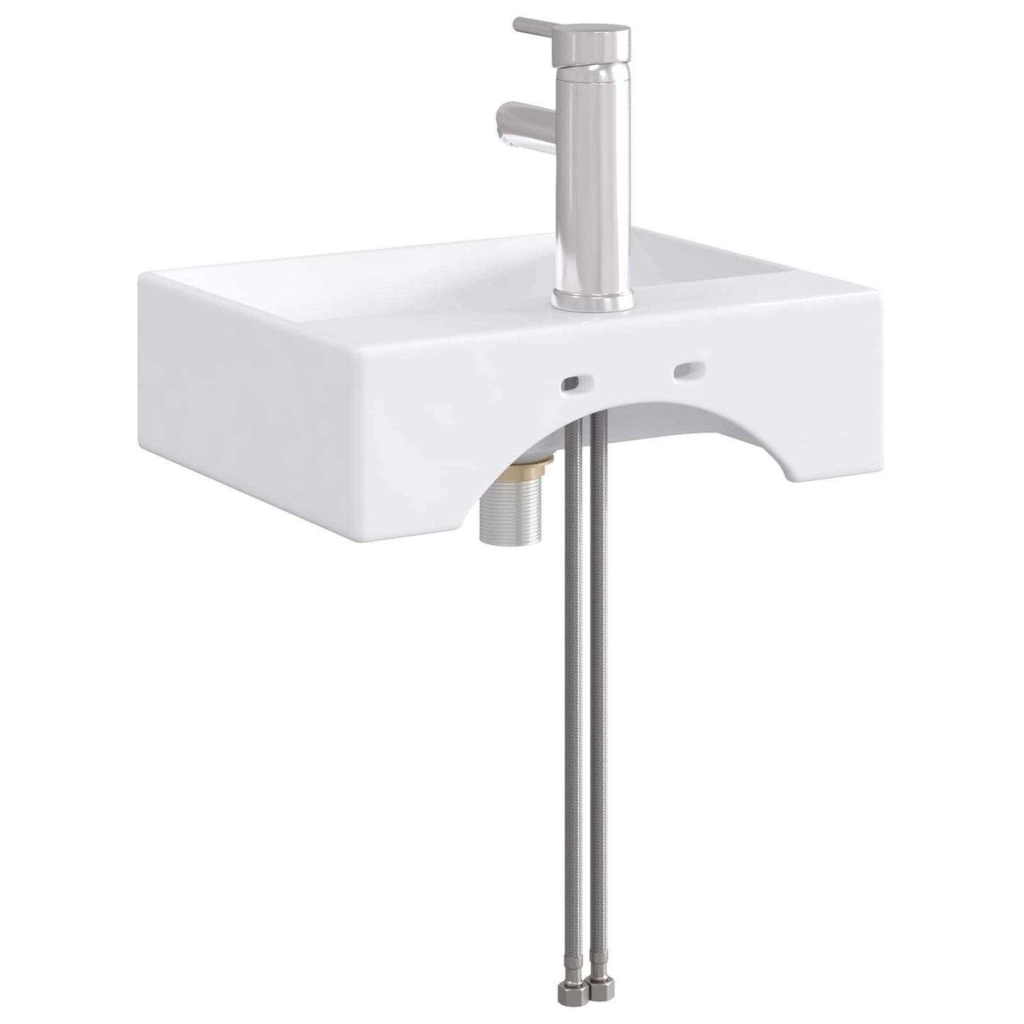 Vaskeservant for bad Krom 39 x 30,5 x 12,5 cm Metall
