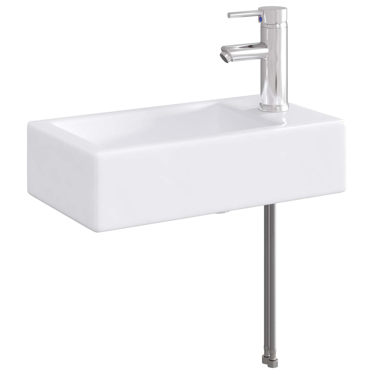 Vaskeservant for bad Krom 45,5 x 25,5 x 13 cm Metall
