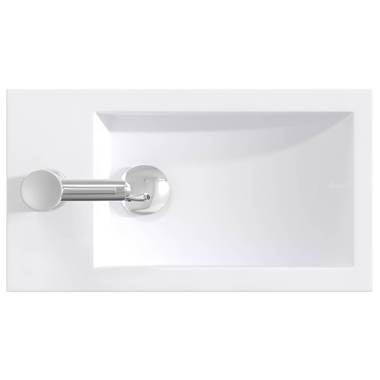 Vaskeservant for bad Krom 45,5 x 25,5 x 13 cm Metall