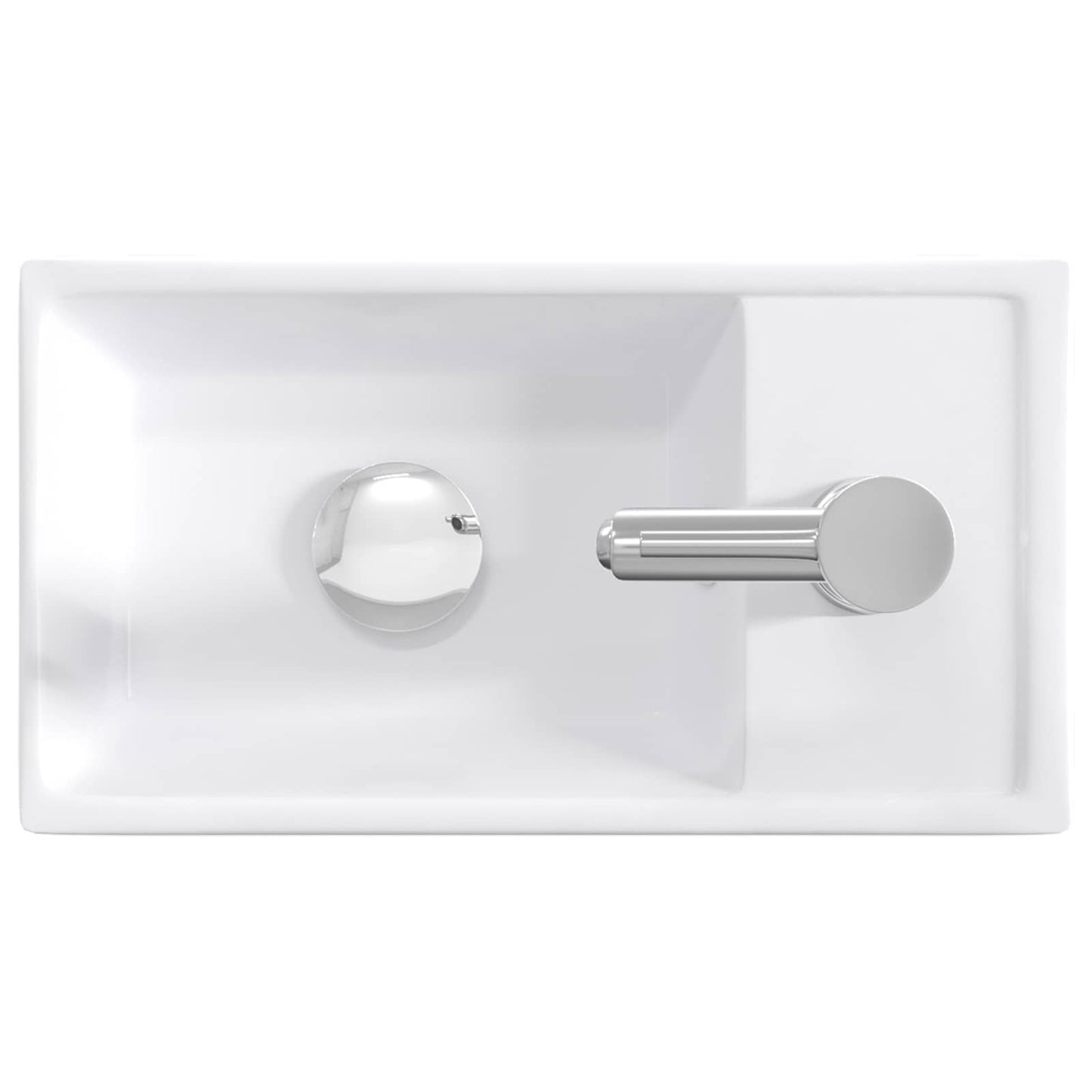 Vaskeservant for bad Krom 40,5 x 22,5 x 11,5 cm Metall
