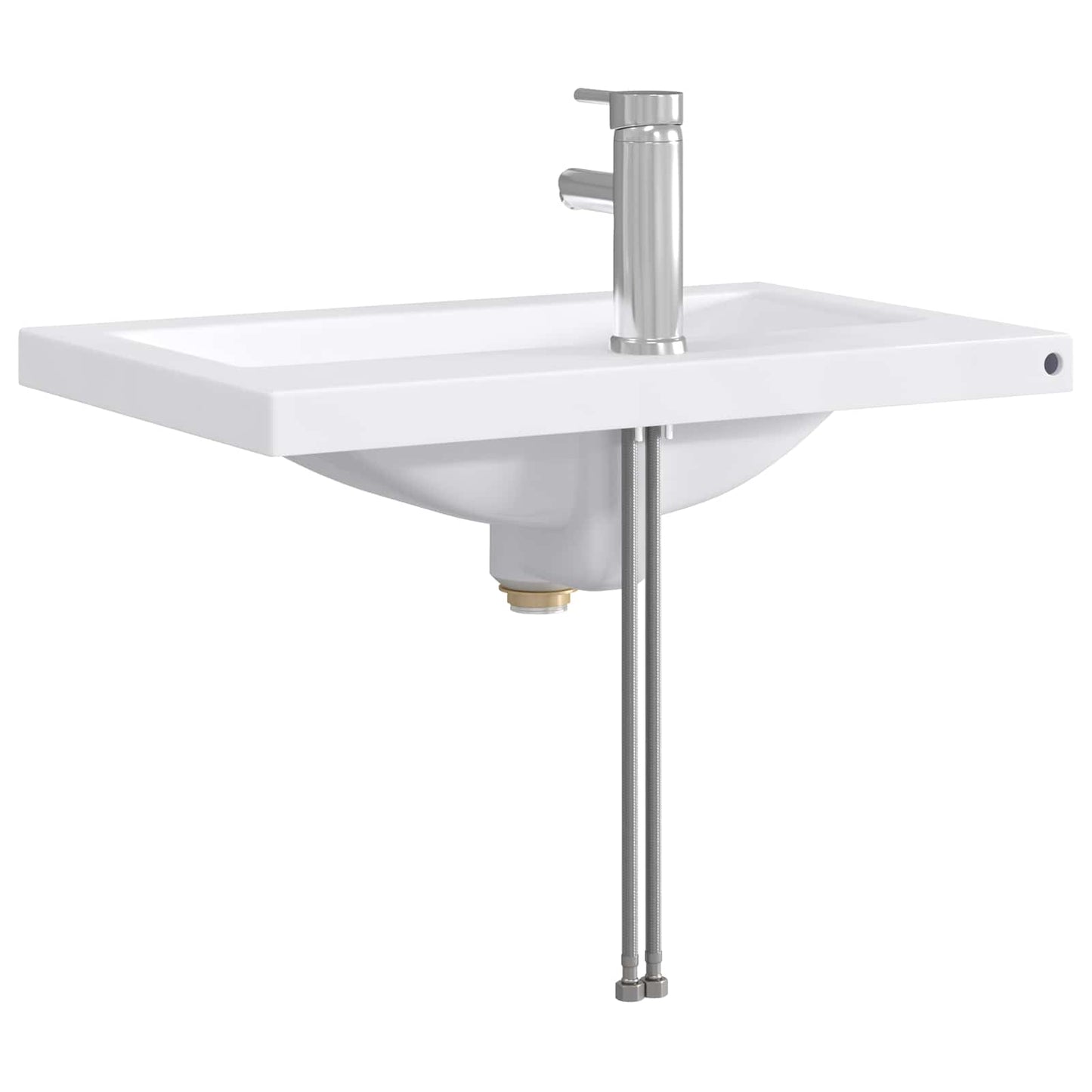 Vaskeservant for bad Krom 61 x 40 x 16,5 cm Metall