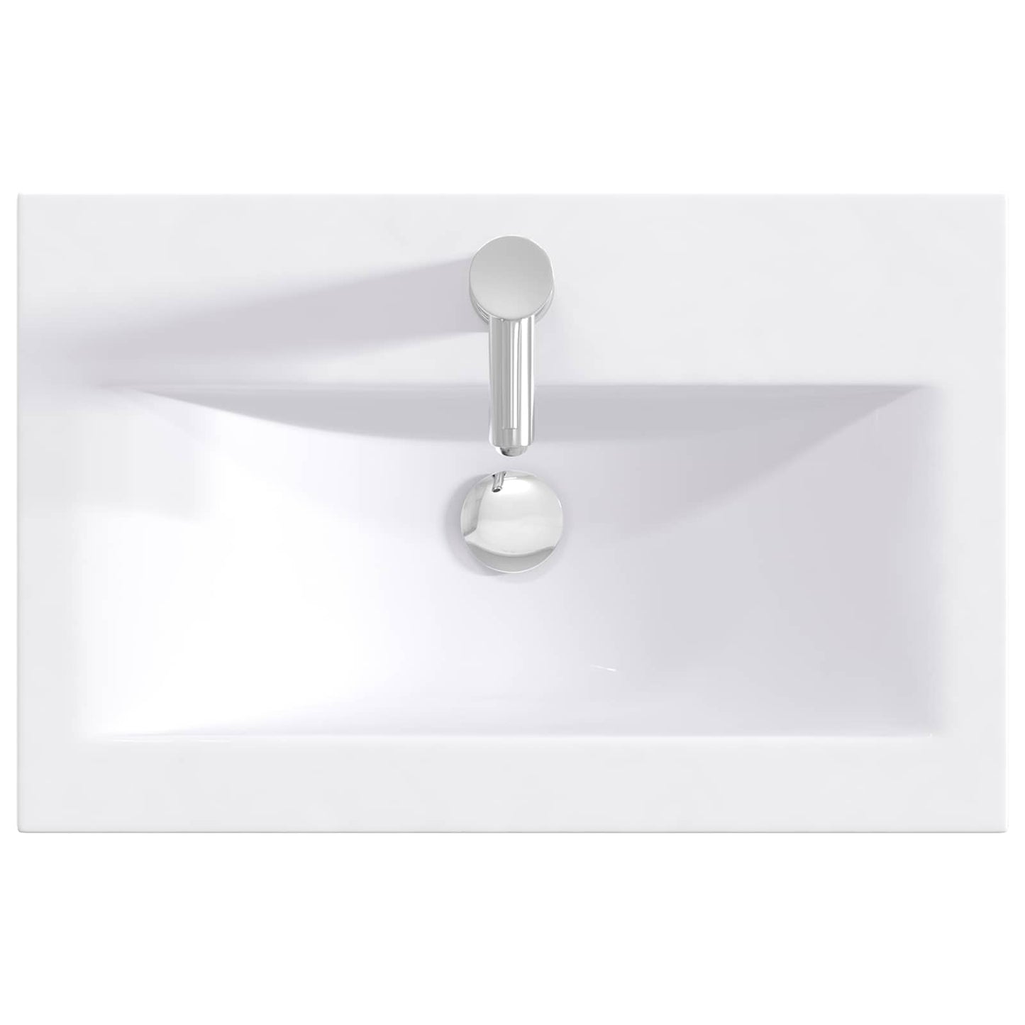 Vaskeservant for bad Krom 61 x 40 x 16,5 cm Metall