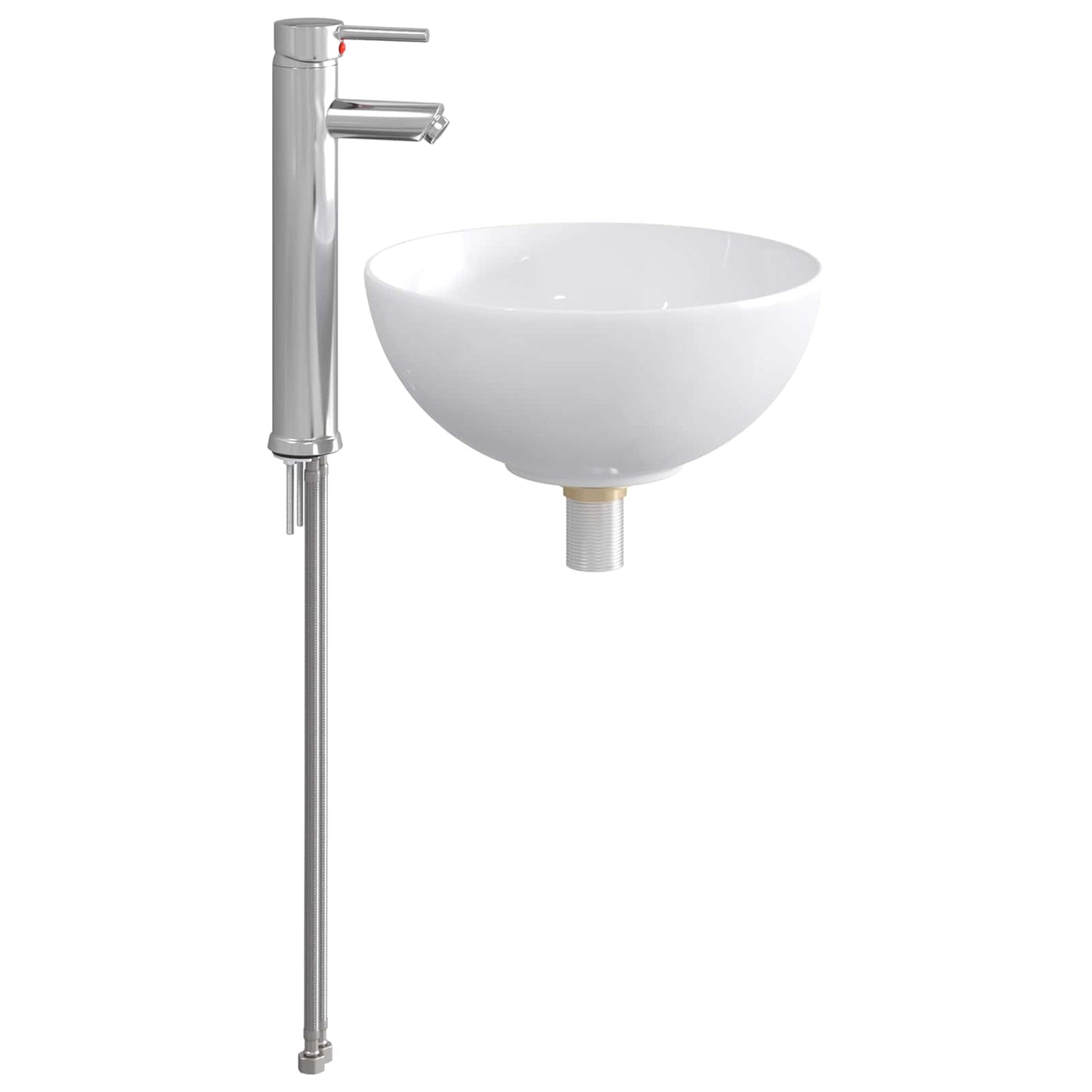 Vaskeservant for bad Krom 32 x 32 x 13 cm Metall
