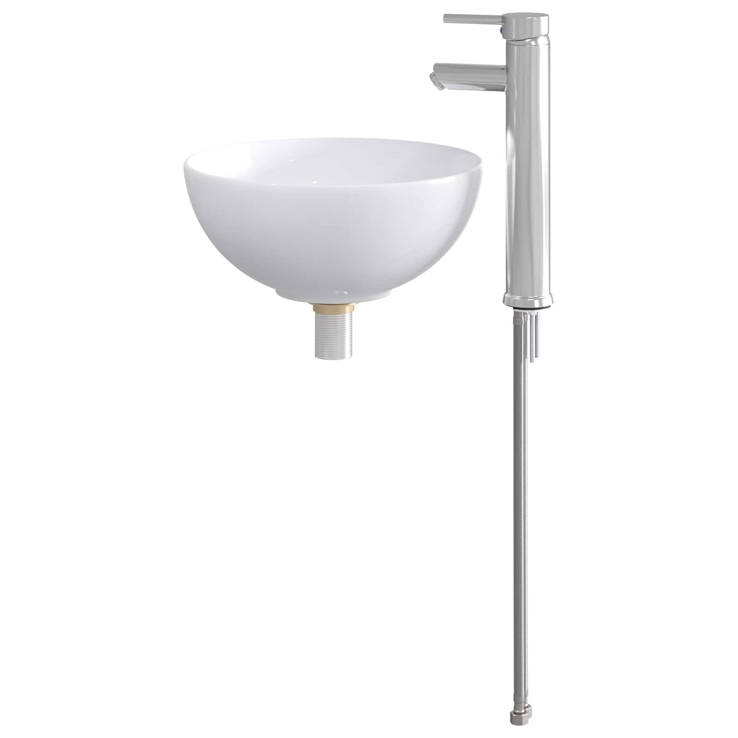 Vaskeservant for bad Krom 32 x 32 x 13 cm Metall