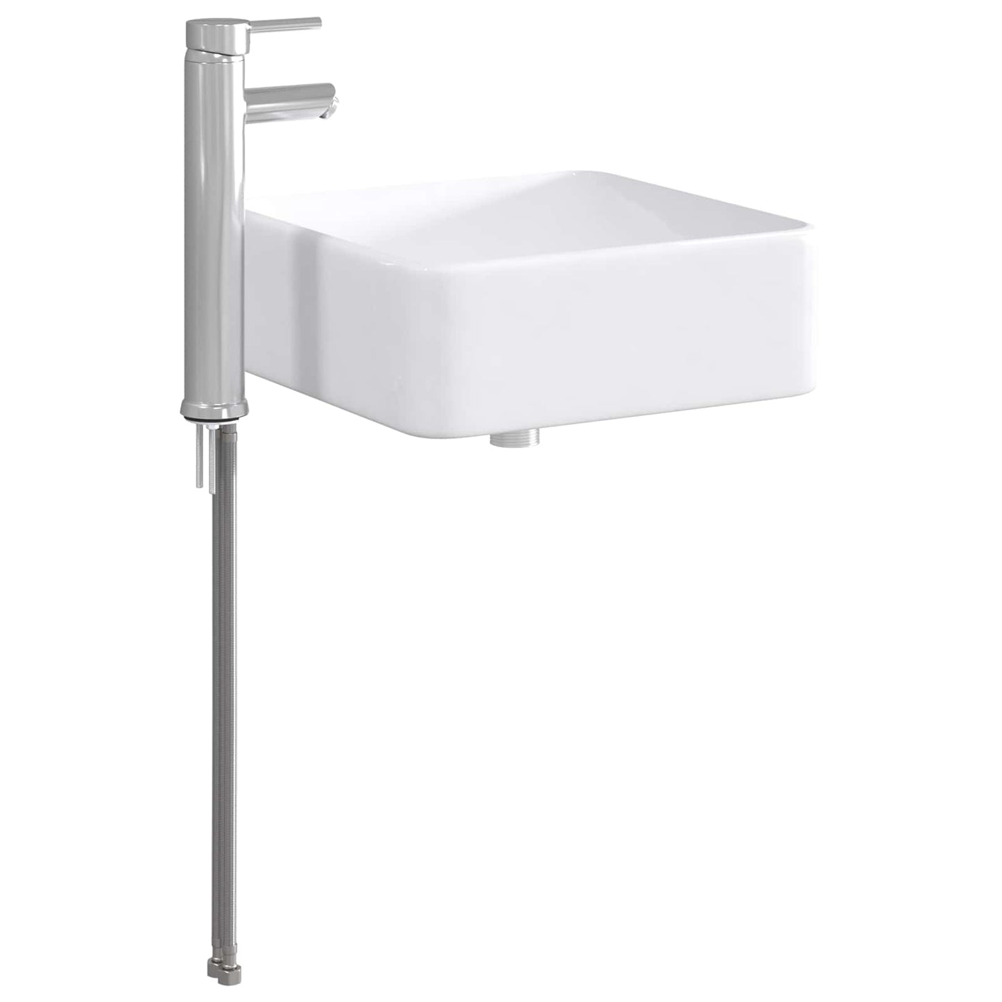 Vaskeservant for bad Krom 36,5 x 36,5 x 13 cm Metall