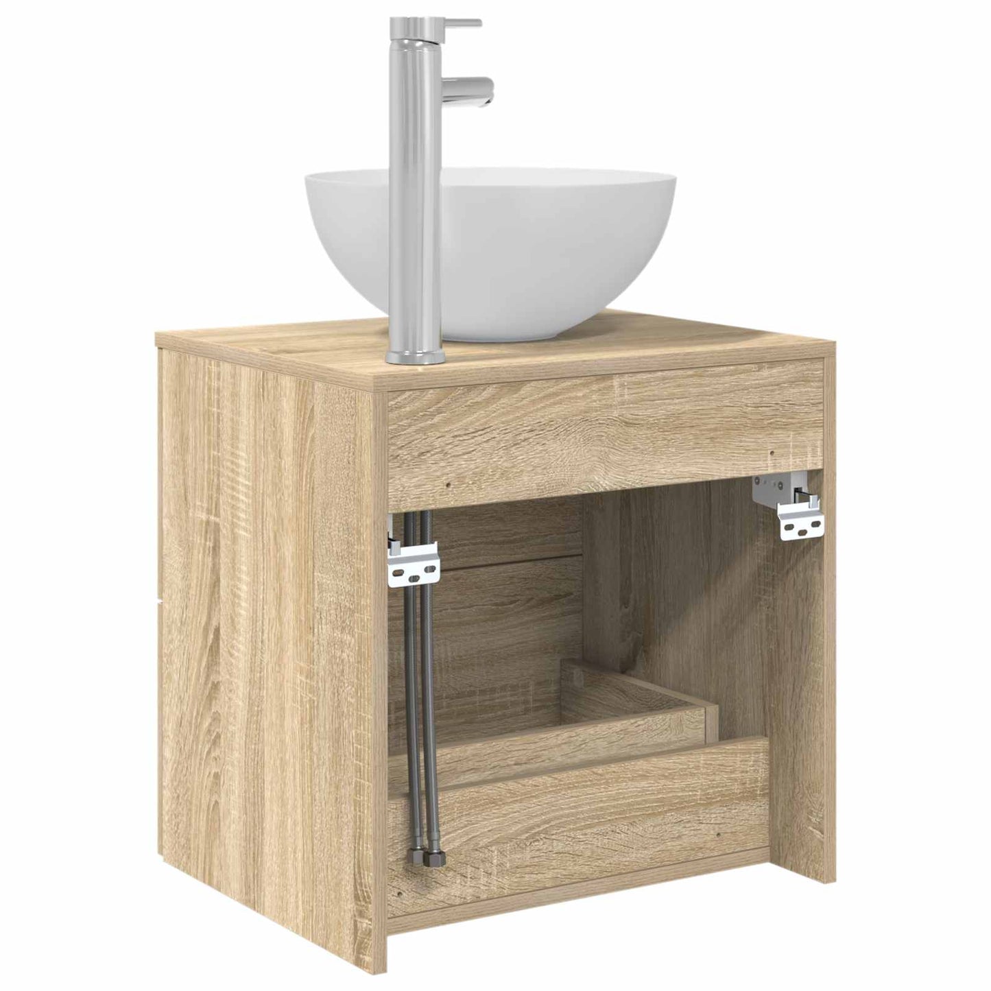 Vegghengt vaskeservant Sonoma eik 49,5 x 41 x 64,5 cm