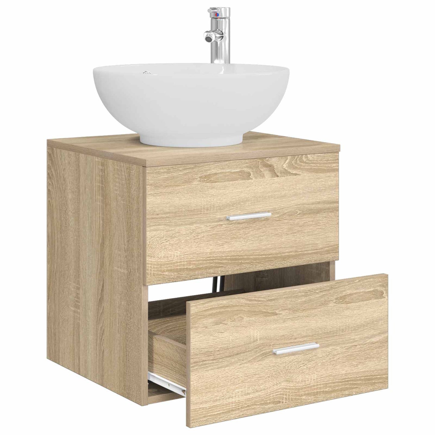 Vegghengt vaskeservant Sonoma eik 49,5 x 44,5 x 66,5 cm
