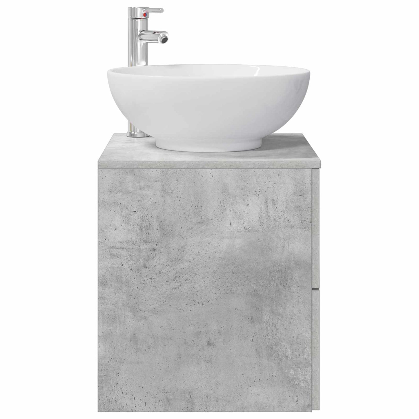 Vegghengt vaskeservant Betonggrå 49,5 x 44,5 x 66,5 cm
