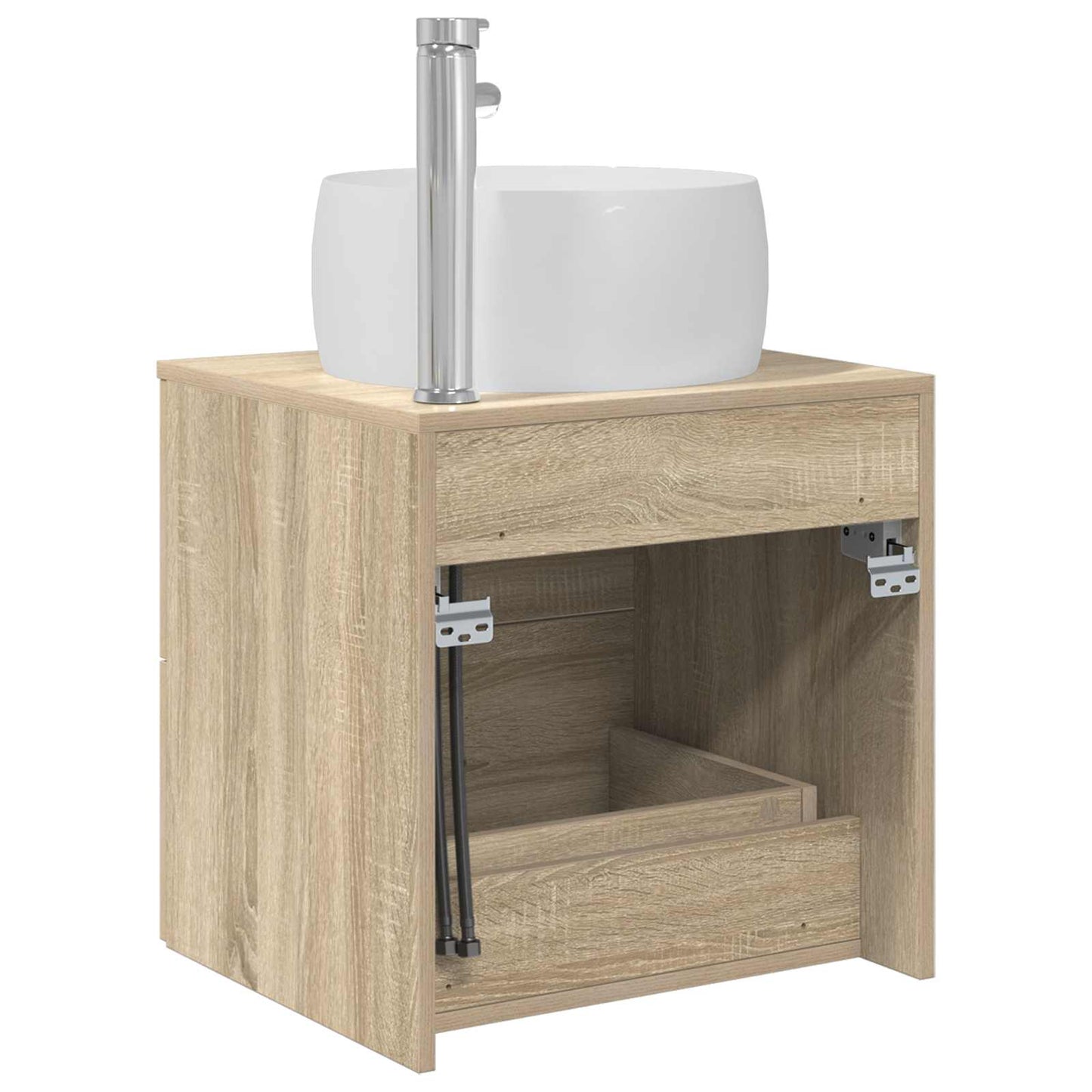 Vegghengt vaskeservant Sonoma eik 49,5 x 44,5 x 66 cm